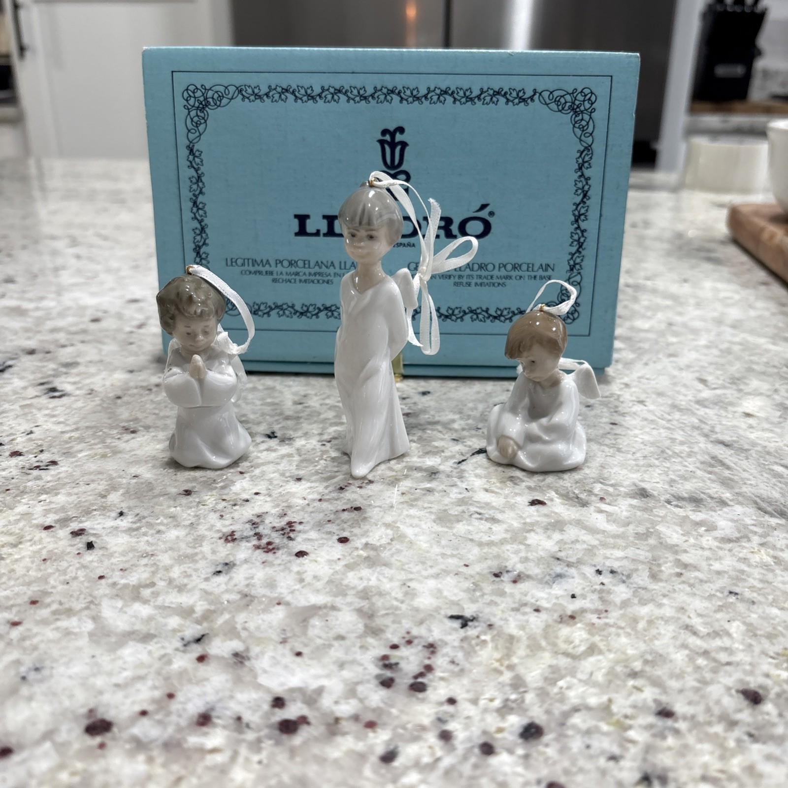 Lladro Porcelain Miniangelitos Mini Angels 1604 Lladró Nativity Christmas w/ Box