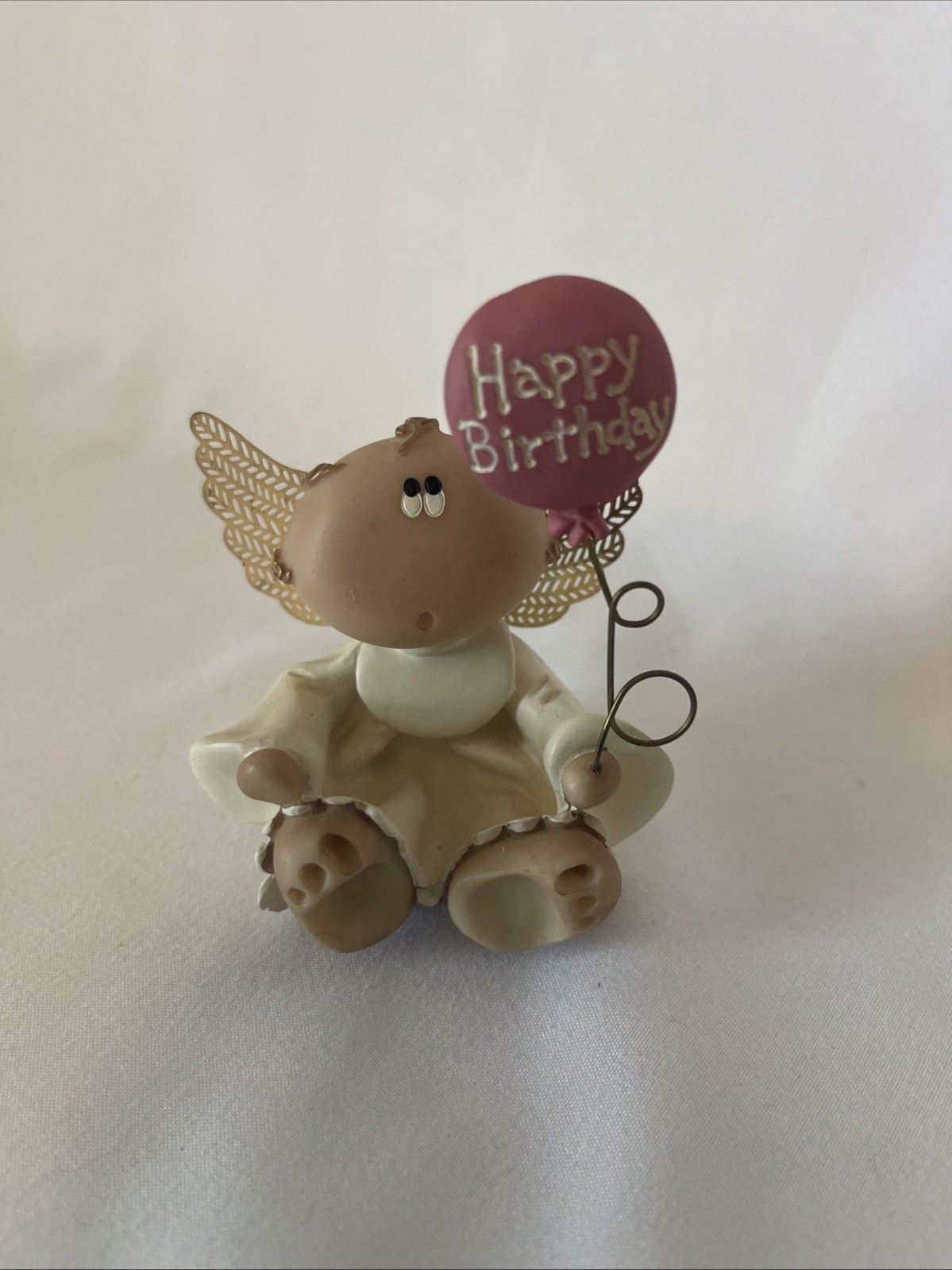 Russ Berrie ANGEL CHEEKS Happy Birthday Angel Balloon Kirk’s Critters #25966