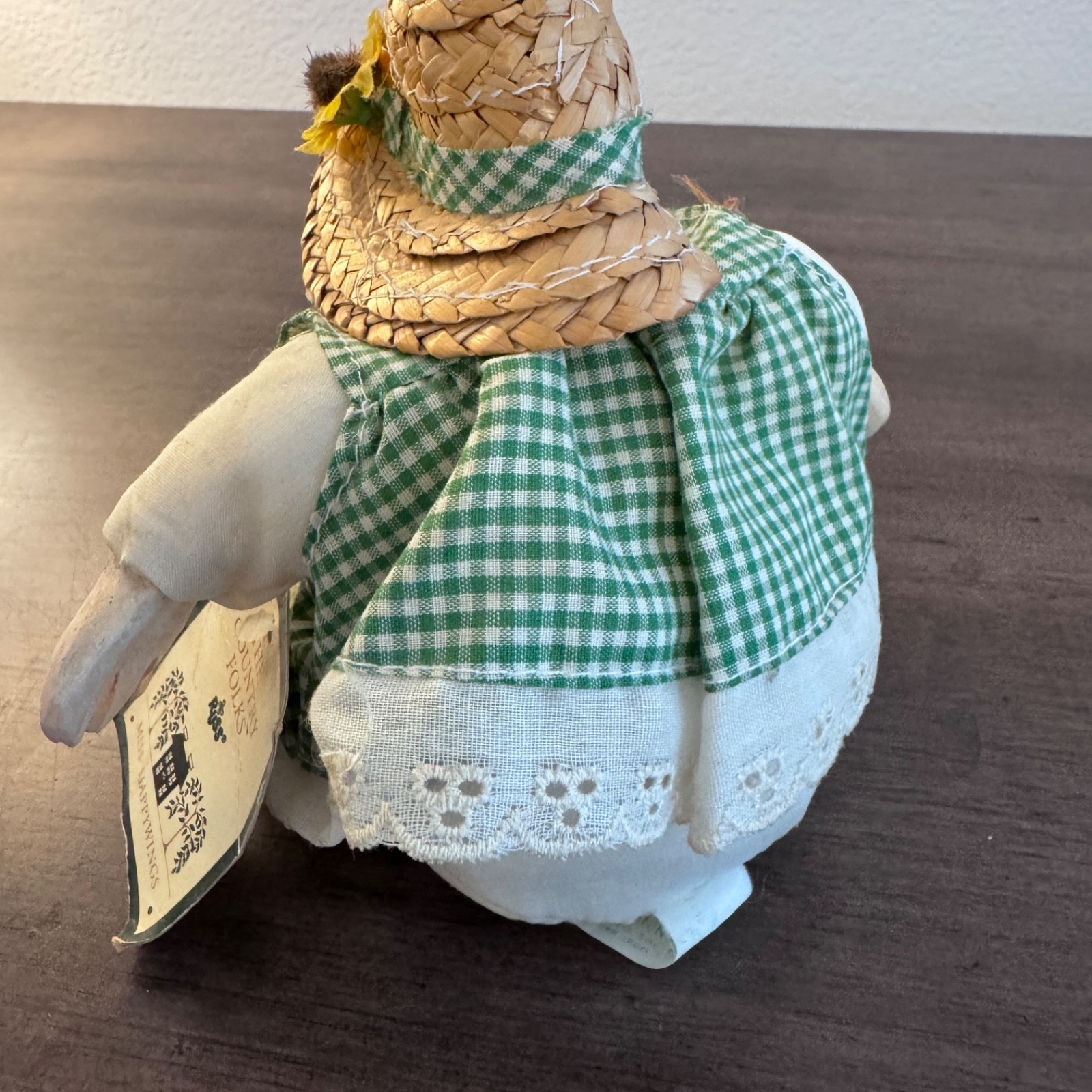 RUSS BERRIE & CO. ‘The Country Folks’ Miss Happywings – DUCK Shelf Sitter Figure