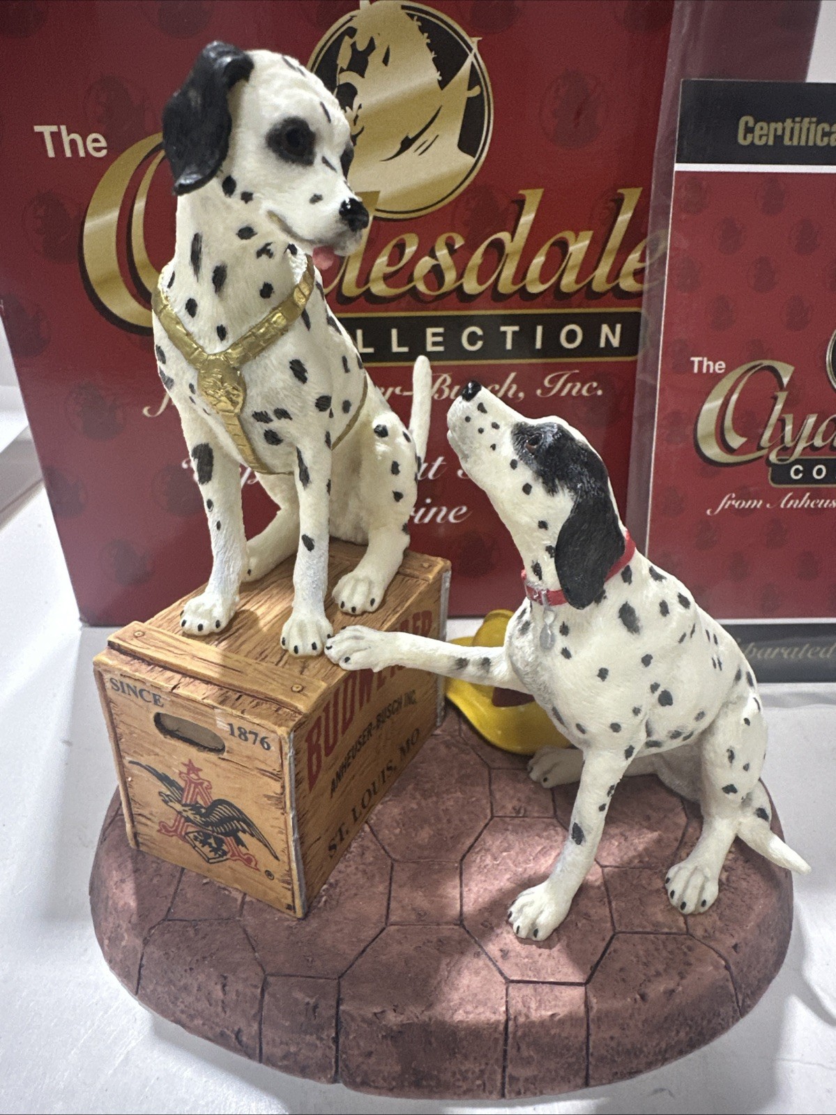 2000 ANHEUSER-BUSCH The Clydesdale Collection SEPERATED AT BIRTH w/ Box + COA