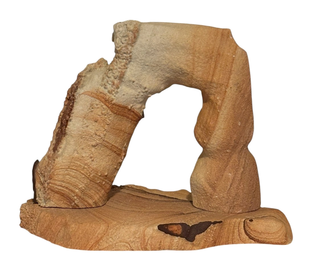 Arizona Sierra Sandstone Sand Stone Arch Sculpture 7″ L x 4 1/4″ W x 5 1/2″ H