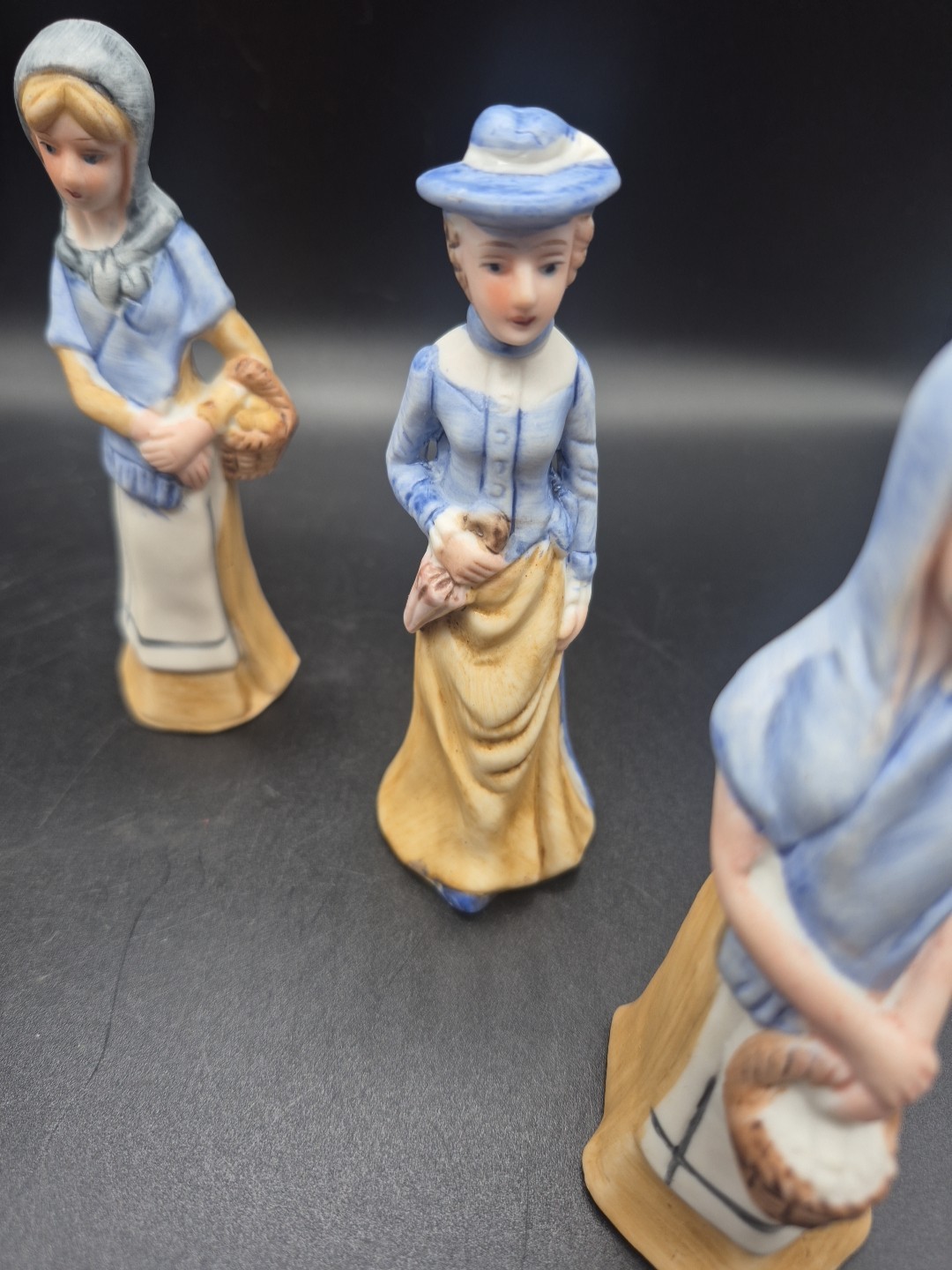 Vtg Ucago Country Woman Figurine Collection Set Of 6