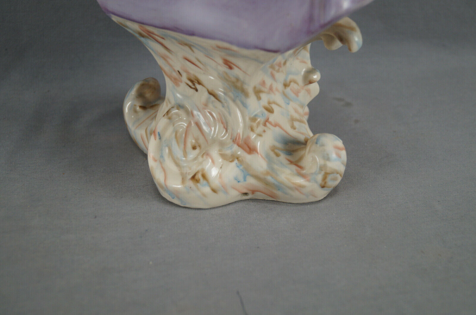 German Thuringia Hand Painted Georgian Gentleman Figurine Bust Circa 1880-1920