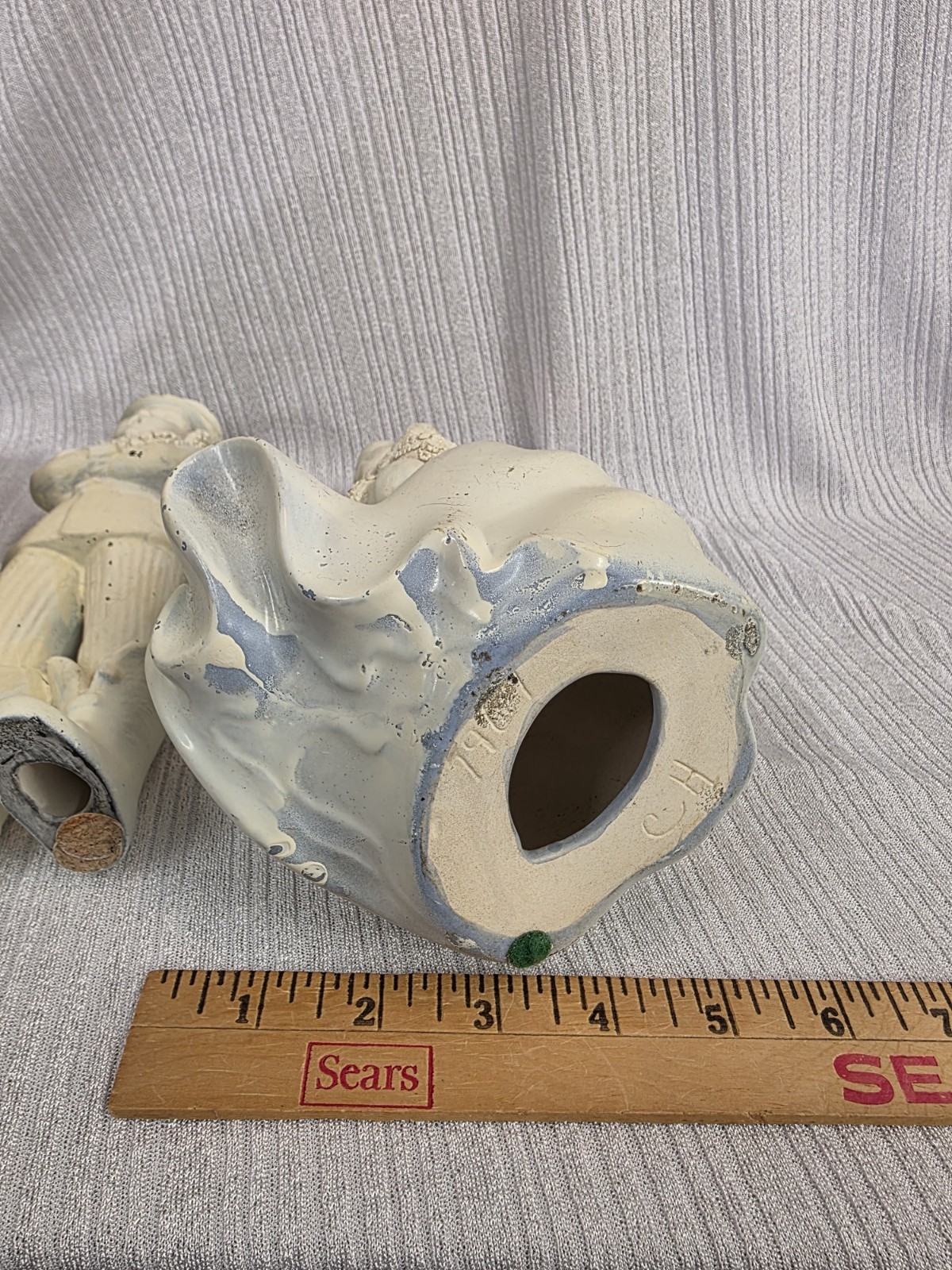 VTG winter Carolers Ceramic Atlantic Mold Carolers Figurines Set of 3 8in