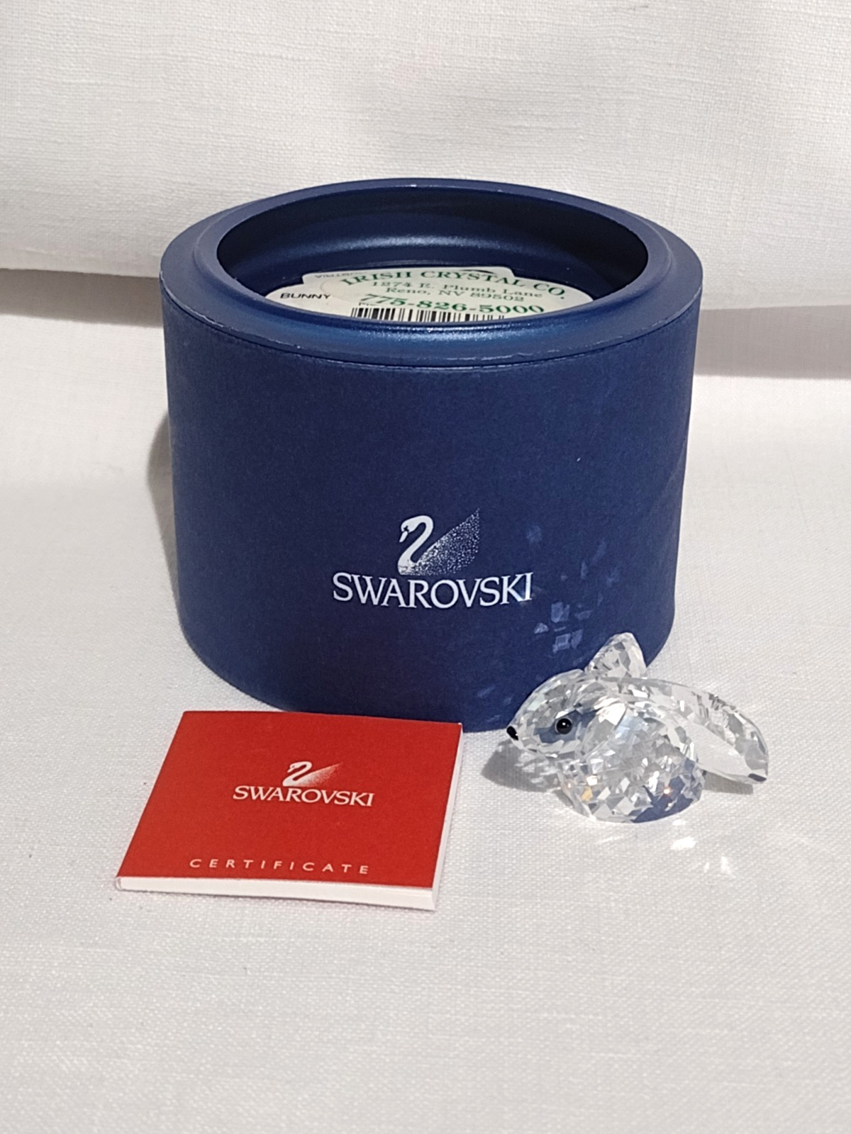 Retired Swarovski In a Summer Meadow Series – Long Ear Bunny 7678 NR 001