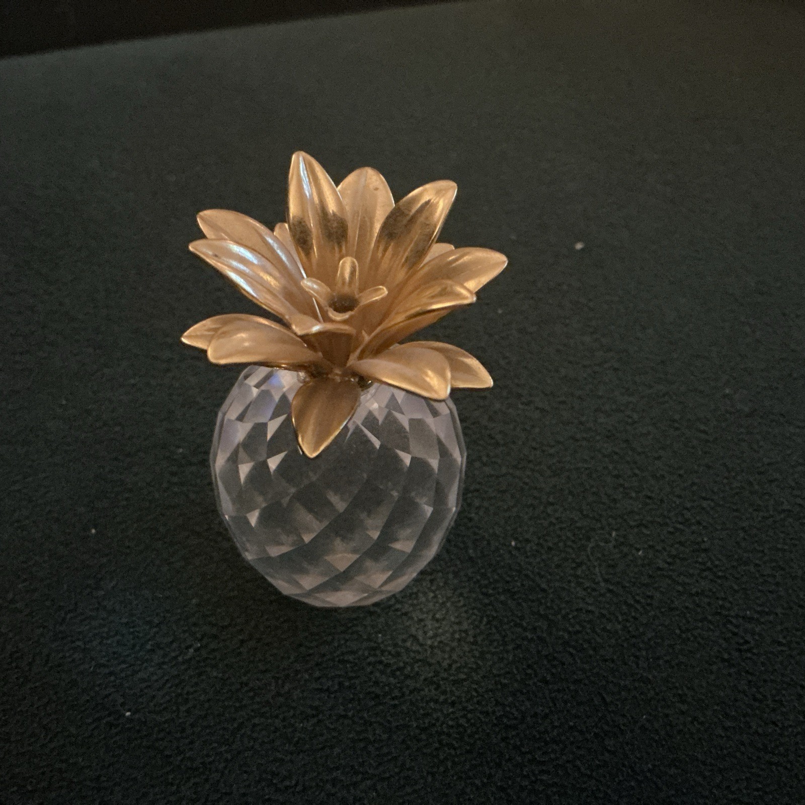 Pineapple Swarovski Crystal Small Sparkling Fruit Collection 2 1/4″
