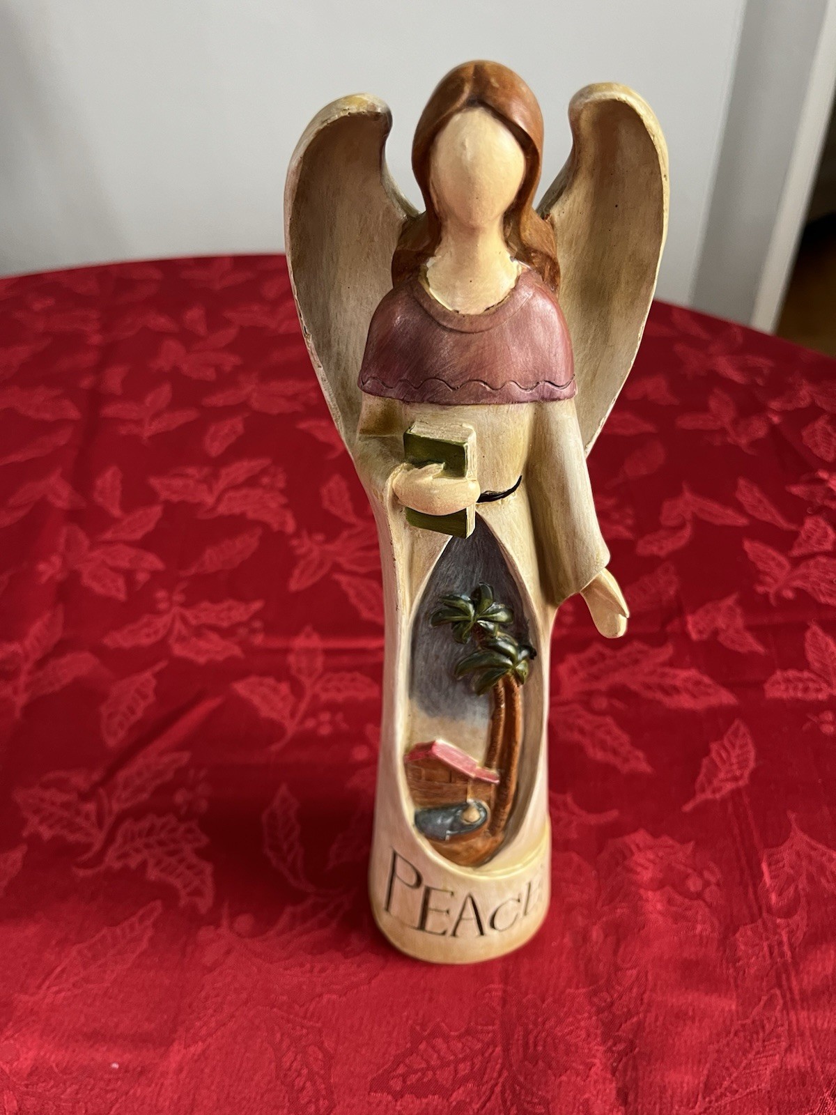 Tii Collections Resin Angel Figurine Nativity Scene