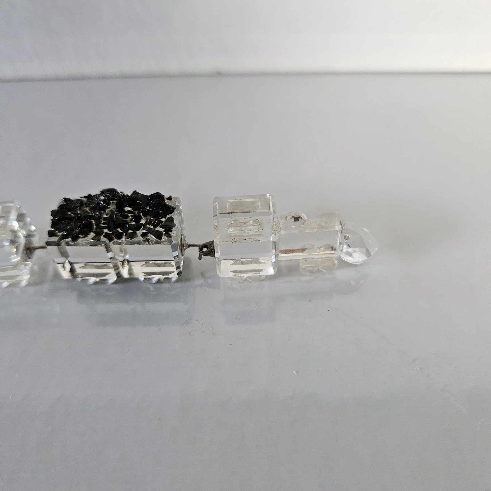 Rare Vintage Iris Arc Swarovski Crystal 3 Piece Train