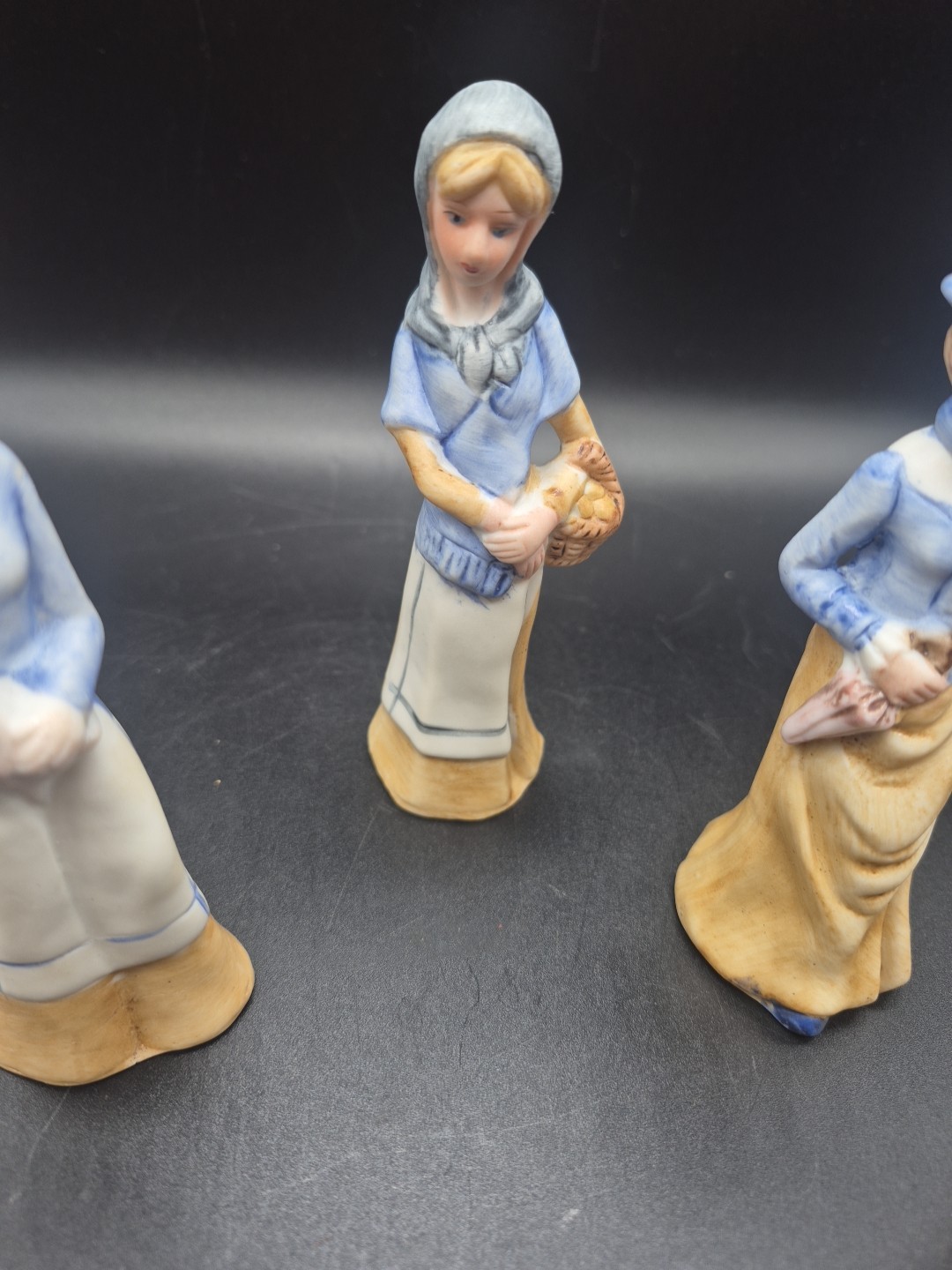 Vtg Ucago Country Woman Figurine Collection Set Of 6