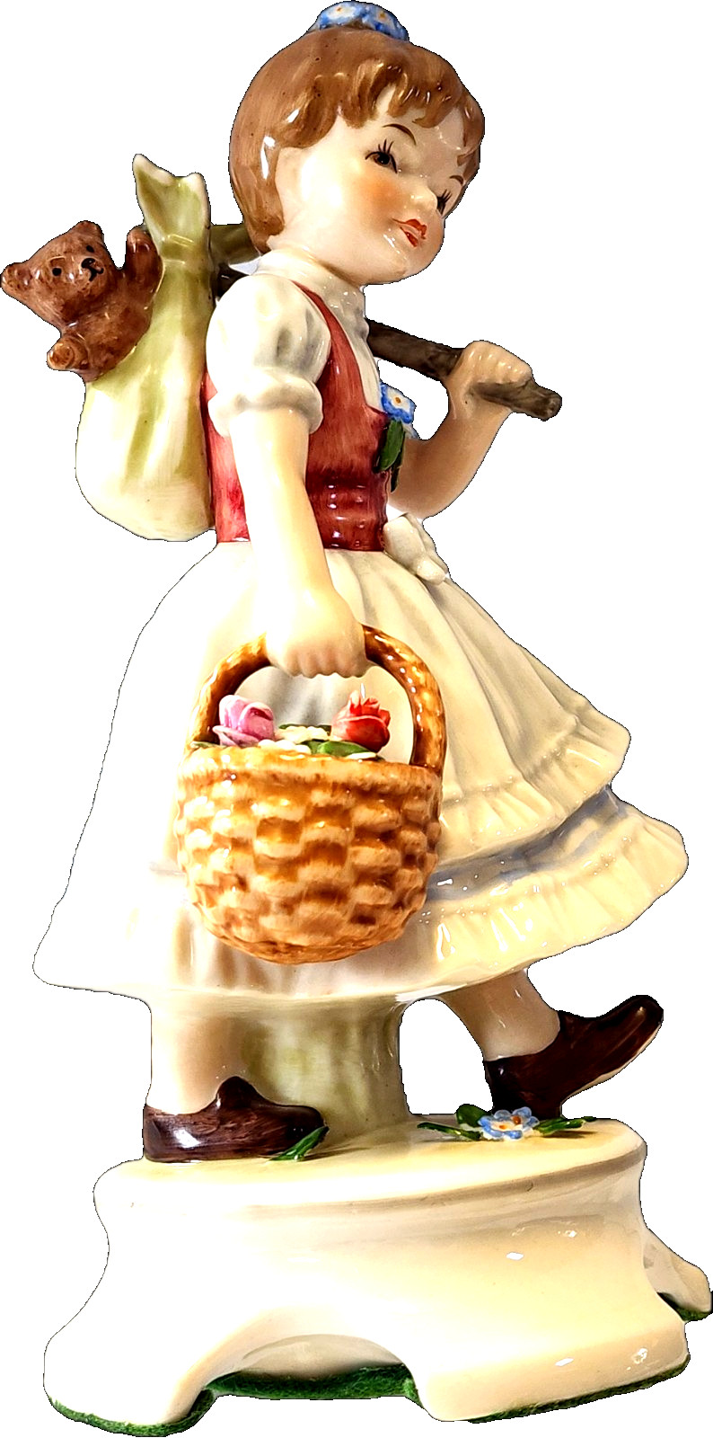 Vintage Goebel Lore Figurine “Garden Princess” Porcelain #240 8.25″ Tall VGC