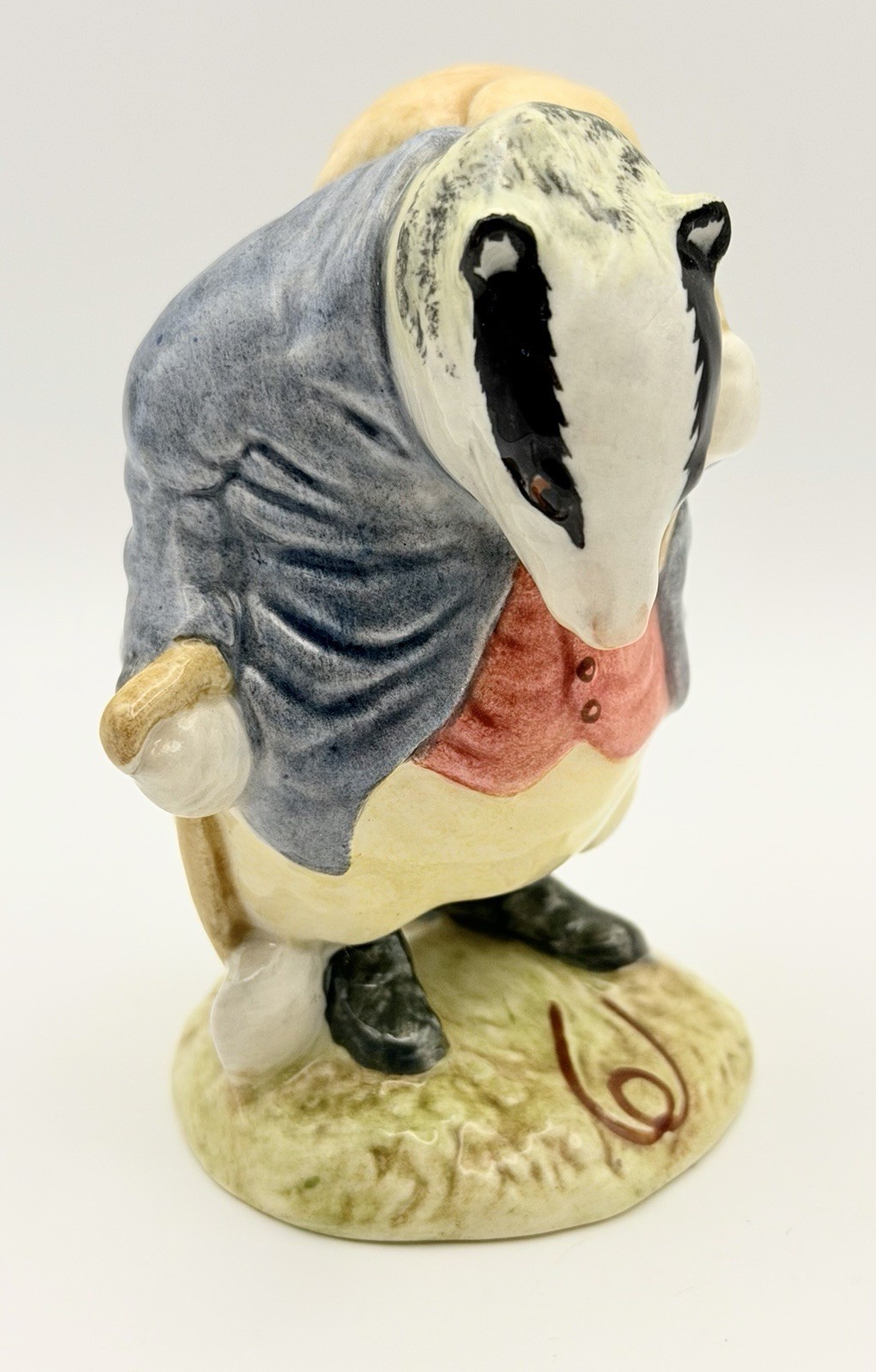 Vintage Beatrix Potter Tommy Brock Badger Figurine Beswick England 1955 Figure