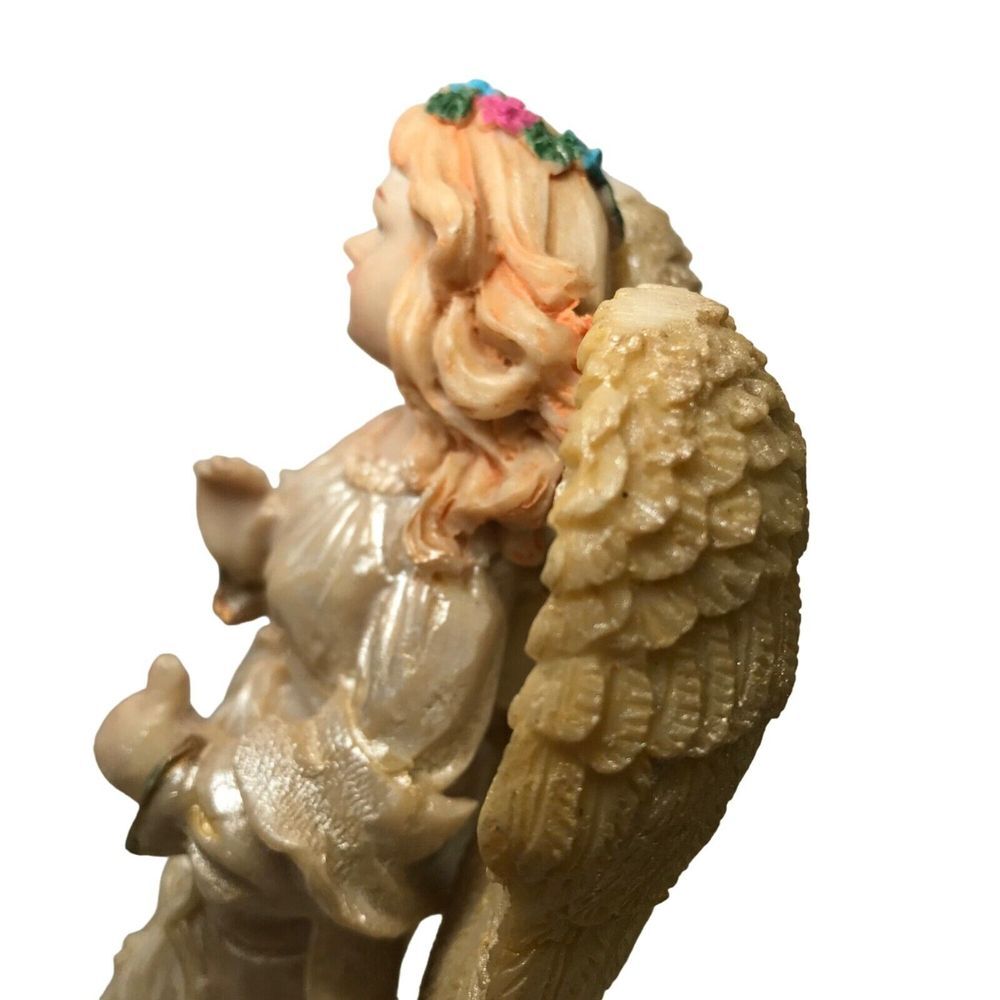 Premier collection angel statue vintage home decor felt bottom Polyresin 8″