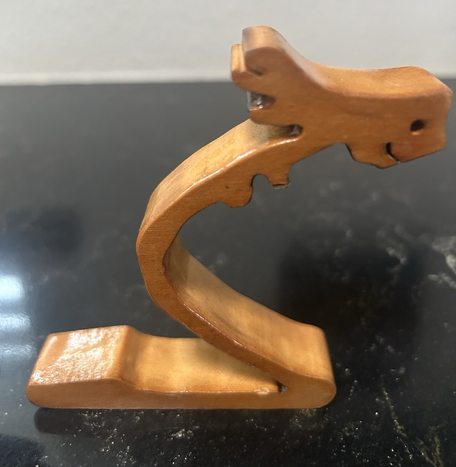 Wooden Abstract Figurines Hand Made Lot Of (4)