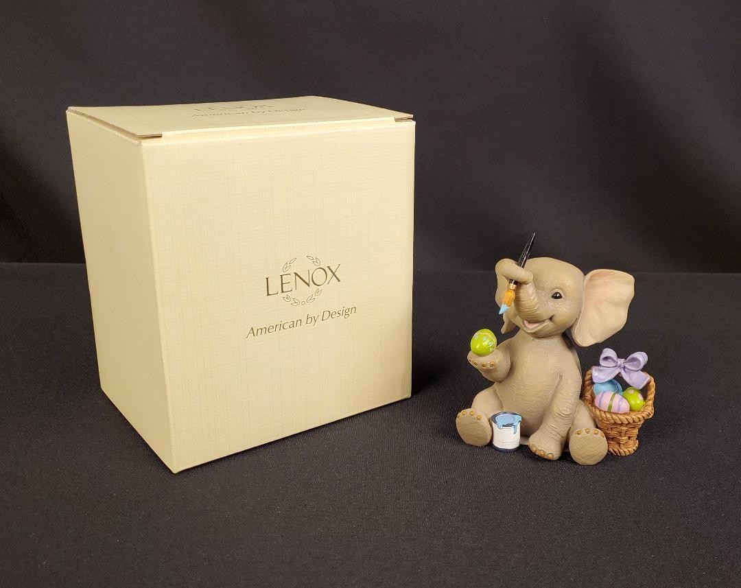 American by Design Lenox Little Easter Elephant MIB