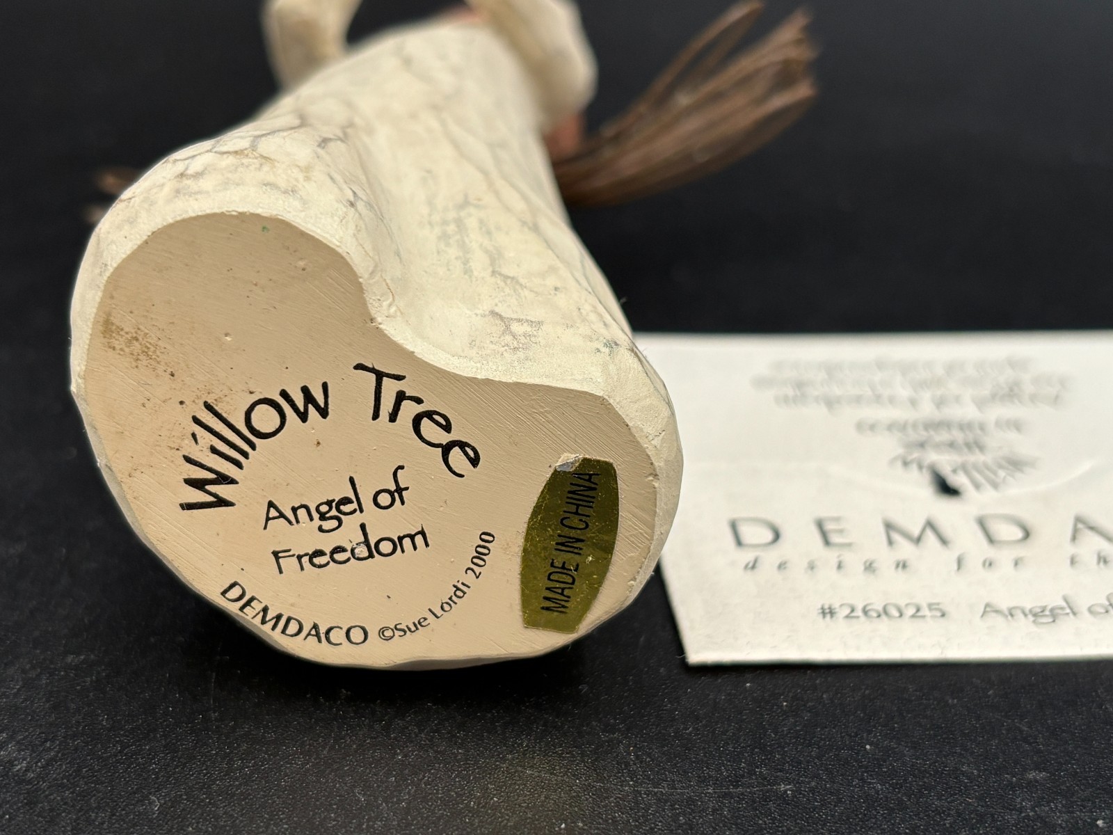 Demdaco Willow Tree “ANGEL OF FREEDOM” by Susan Lord ~ #25025 ~ NO BOX