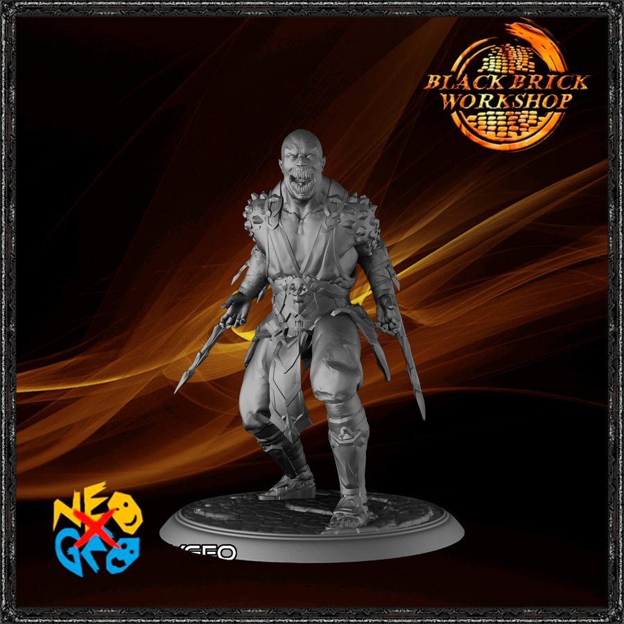 BARAKA – MORTAL KOMBAT 1 – 1/24 (75 mm Scale) Neoygeo UNPAINTED