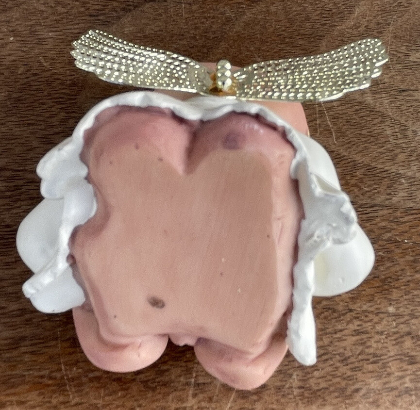 Angel Cheeks TO GODMOTHER I Love You Russ Figurine Kirks Kritters 2001