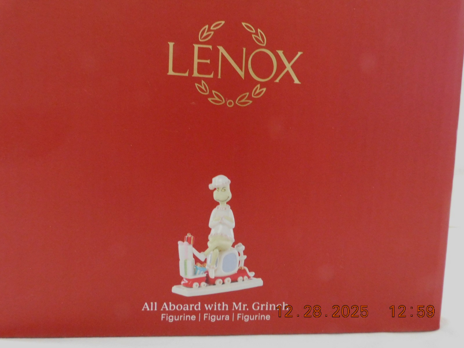 NIB 2025 Luxurious Lenox Dr. Seuss Christmas All Aboard with Mr. Grinch Train