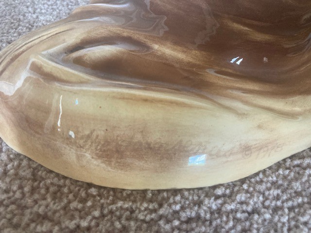 Townsends Ceramics Shih Tzu Dog Sculpture 1978 Free Shipping- See Photos