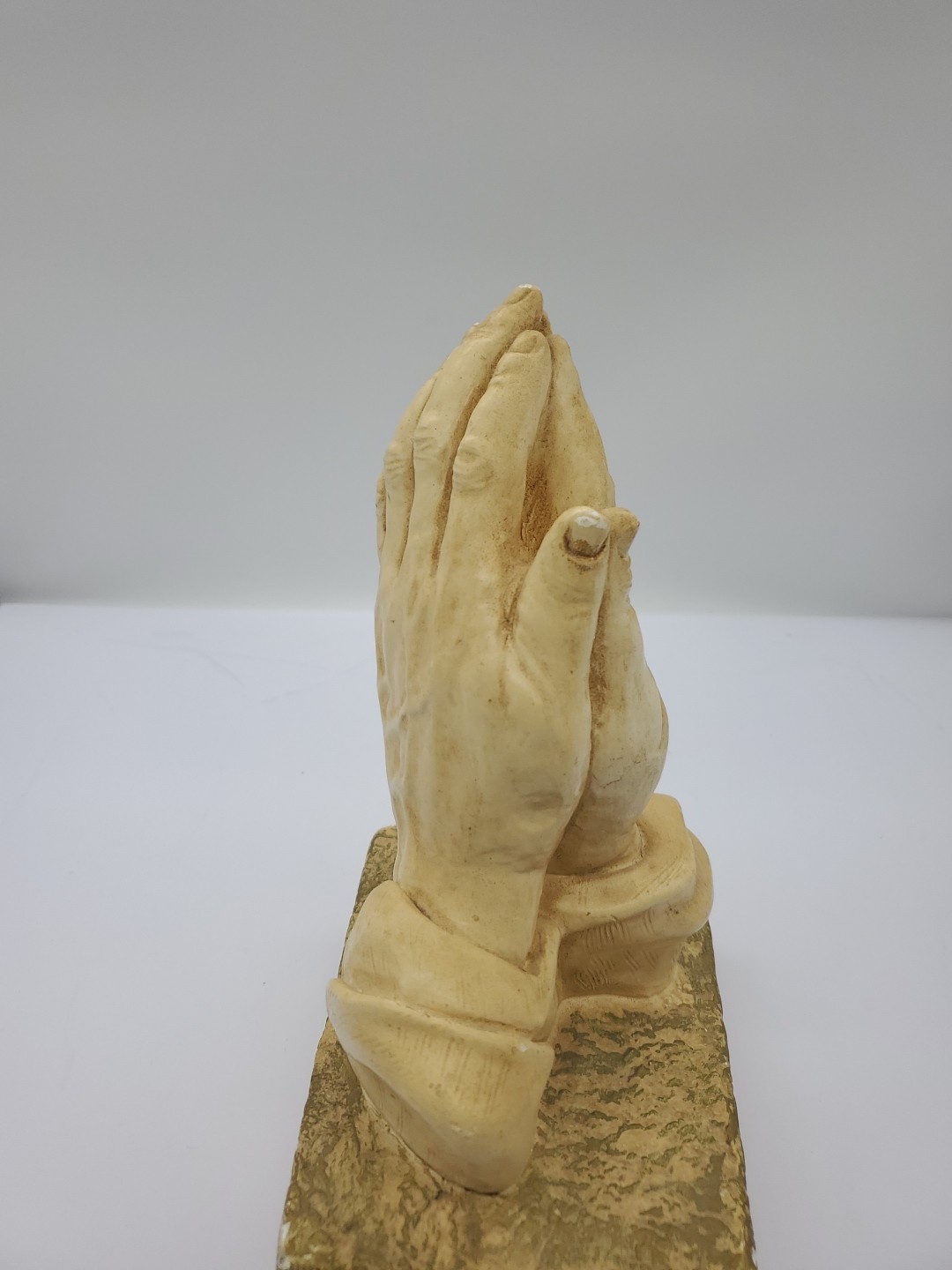 Ceramic Praying Hands Figurine Vintage Atlantic Mold Company