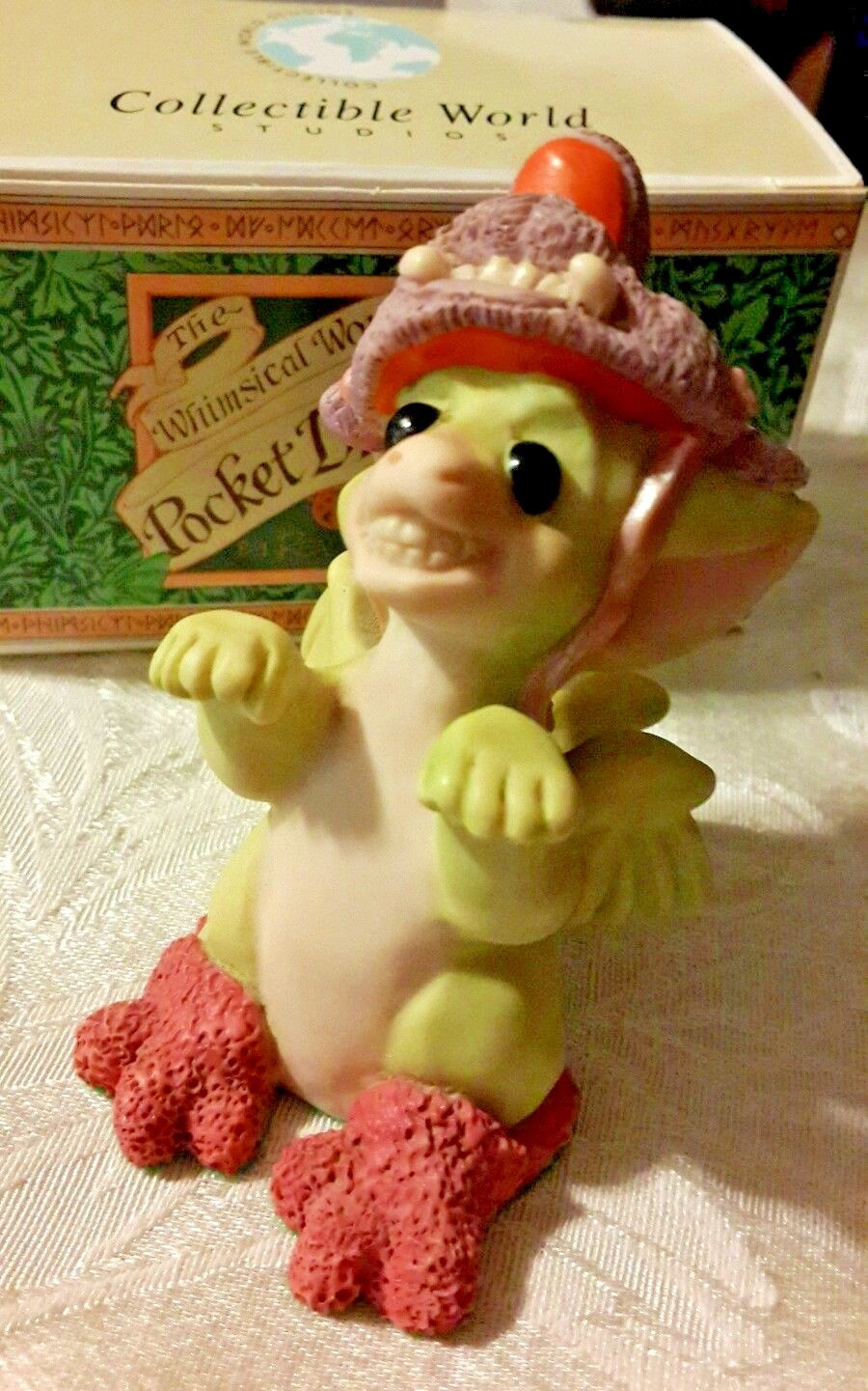 RL 💖 Pocket Dragons Dragon * Mint * 🍃GRRR, I’m a Monster🍃 * 1997 *