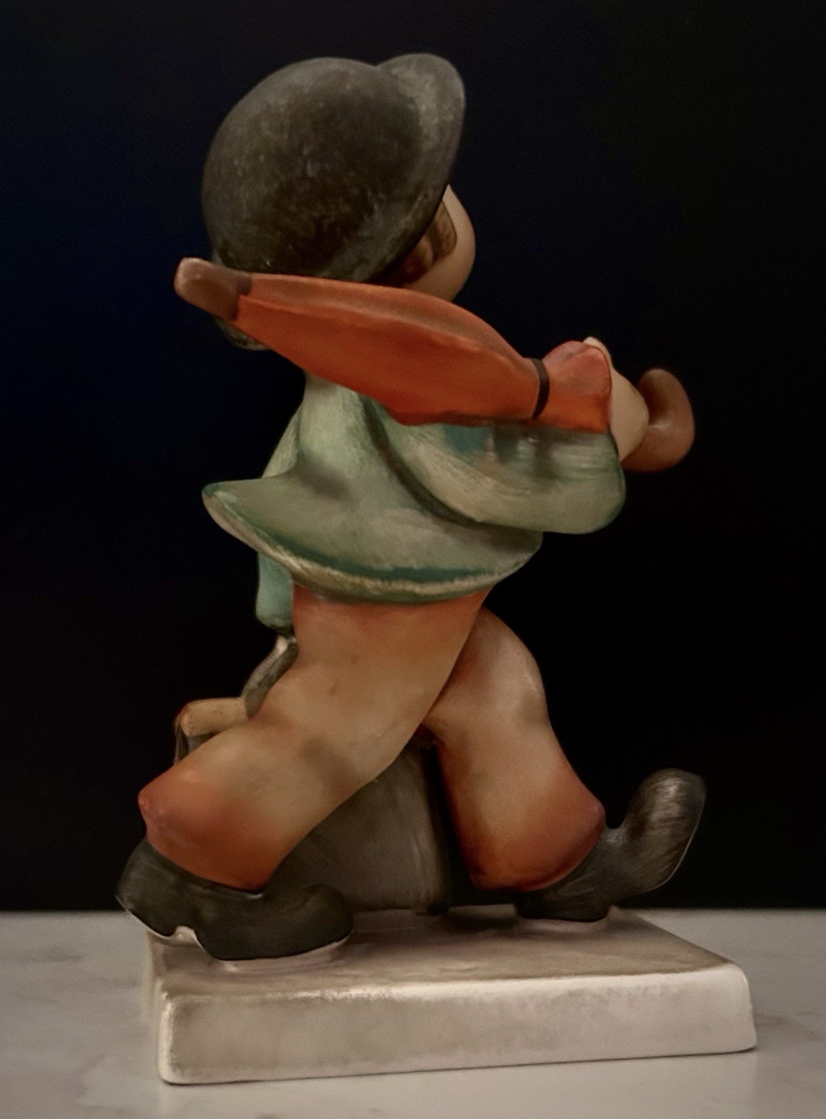 Goebel Hummel Merry Wanderer Figurine 11/0 TMK 3 Stylized Bee Vintage 5″ Germany