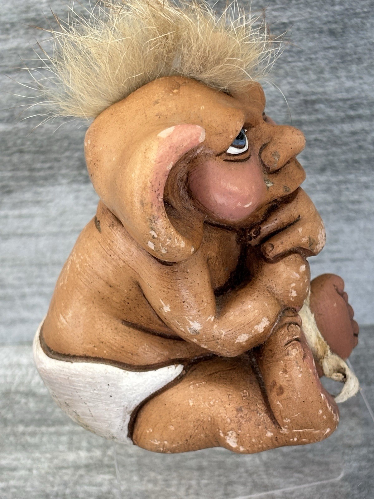 VTG RARE Troll Gargoyle Figurine Statue Figurine Christian & Paul Marshland GOTH