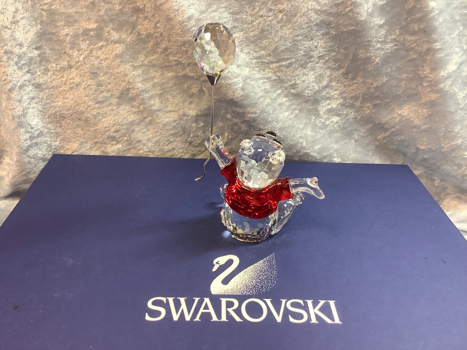 Swarovski Disney Set: Winnie the Pooh, Eeyore, Piglet, Tigger, & Plaque. MIB+COA