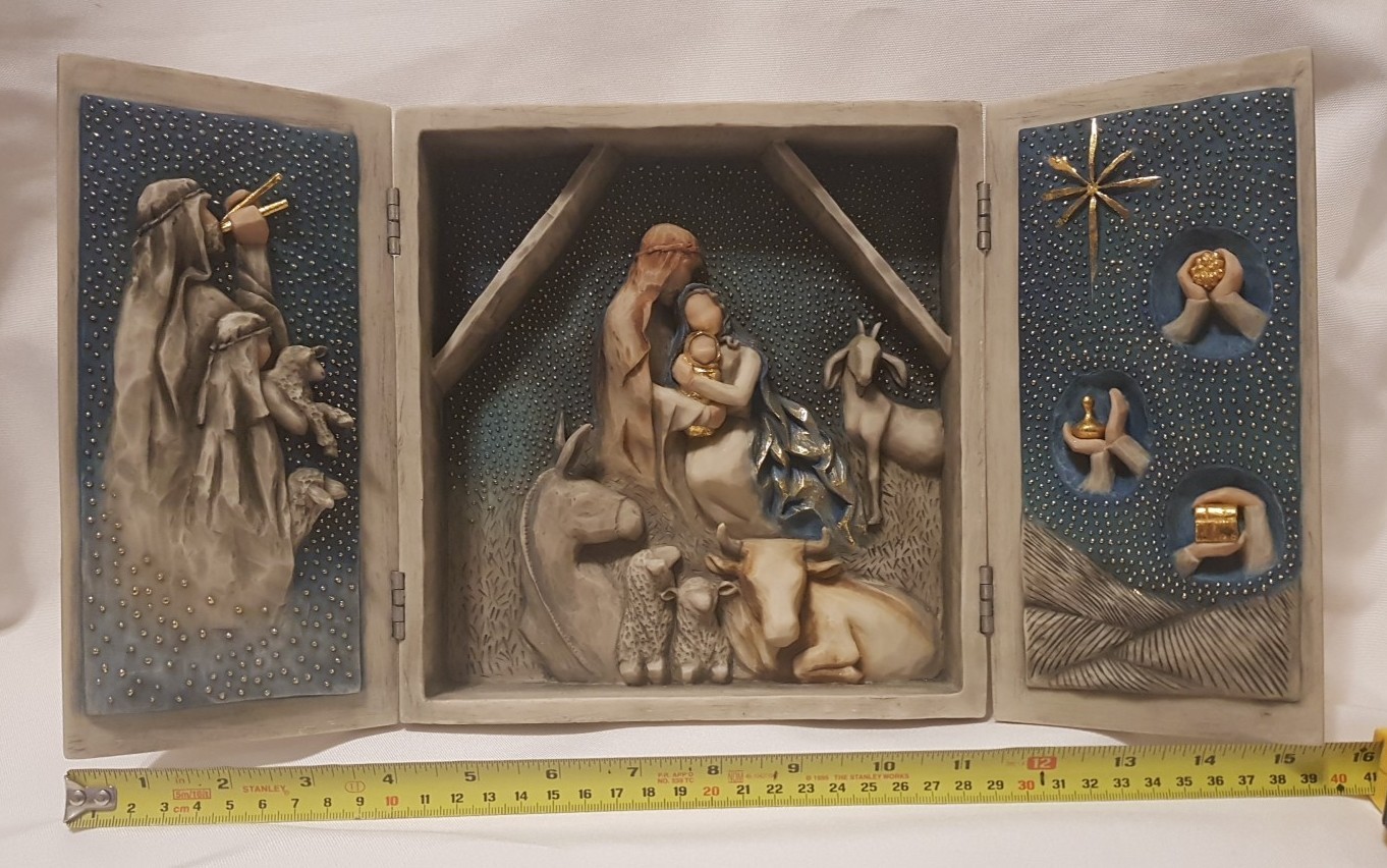 Willow Tree Starry Night Nativity #27370 – 2014 New W/ Box FREE SHIPPING 5.5LB