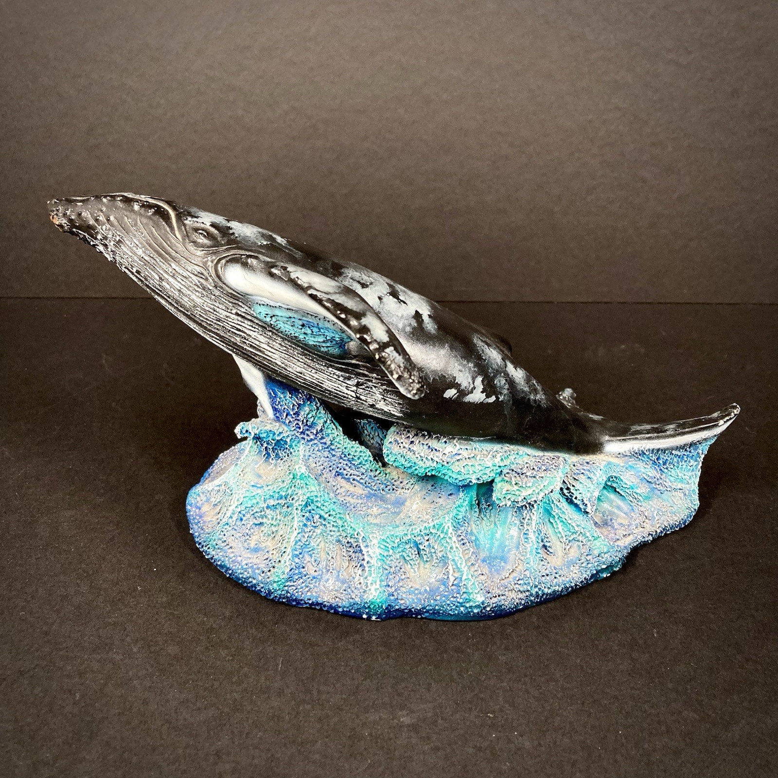 Vintage Humpback Whale Figure 1996 Livingstone Inc Large Made in USA – 2lb 9.2oz