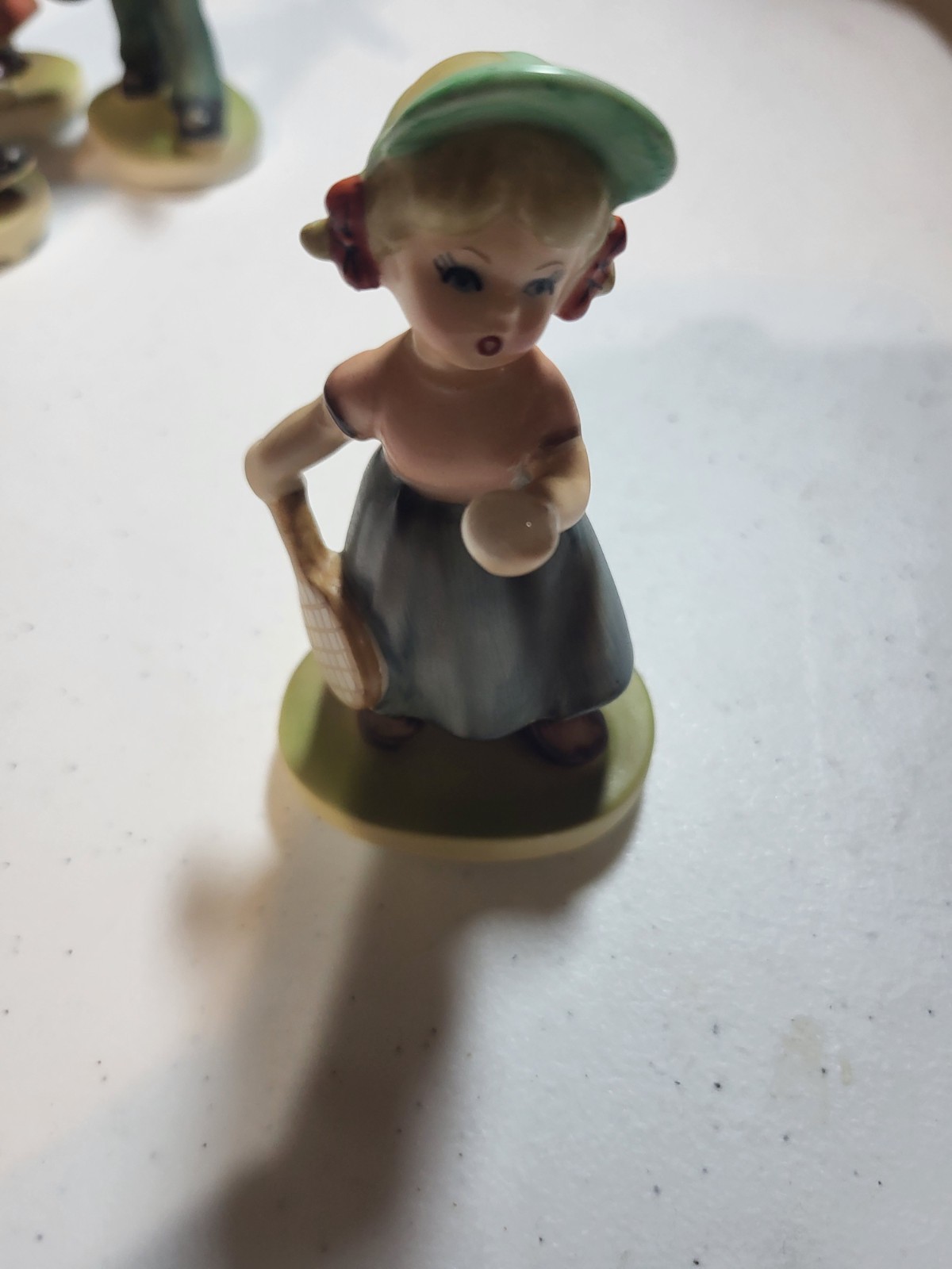 Napcoware Lot Of 5 Vintage Boys And Girls Sports Figurines, C7365 Made In Japan