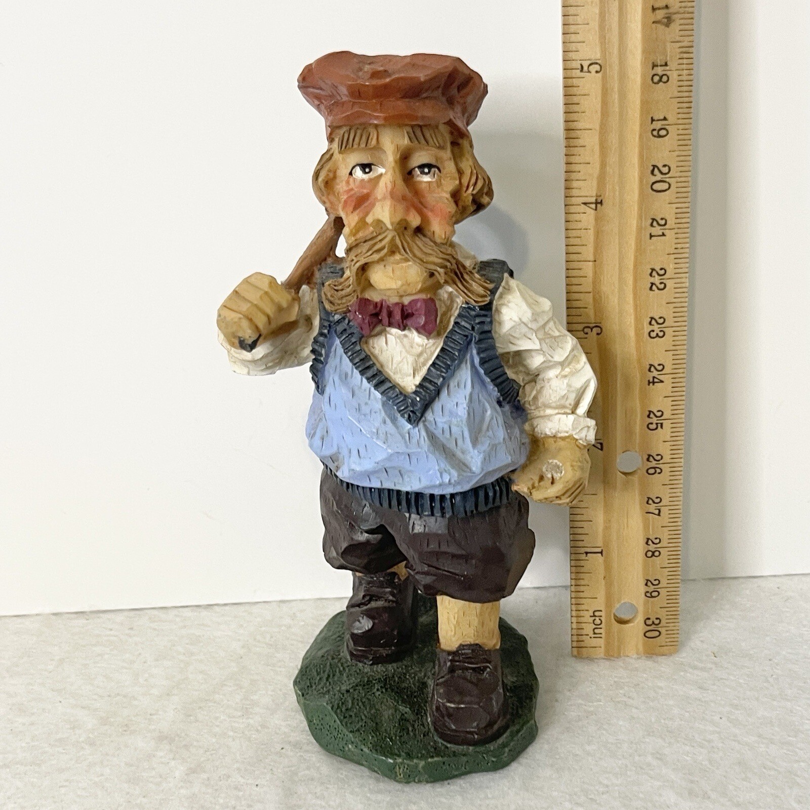 Vintage Scottish Golfer Figurine Souvenir Sports Decor Man Cave Office
