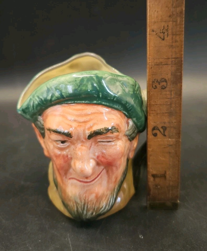 Vintage Royal Doulton Mini Small Character Toby Mug Jug 1958 3″ Pirate