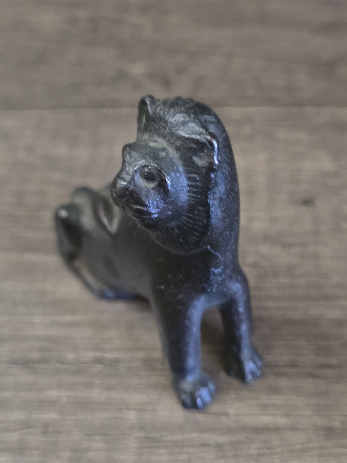 MMA Metropolitan Museum of Arts Carved Lion Statue Figurine 5oz 2.25 x 2.5″ MINT