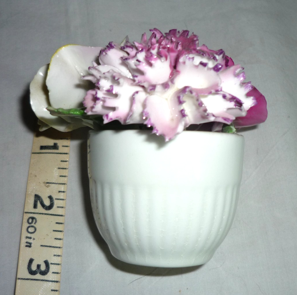 Vintage Royal Adderley Bone China Floral Arrangement Rose Carnation Pansey