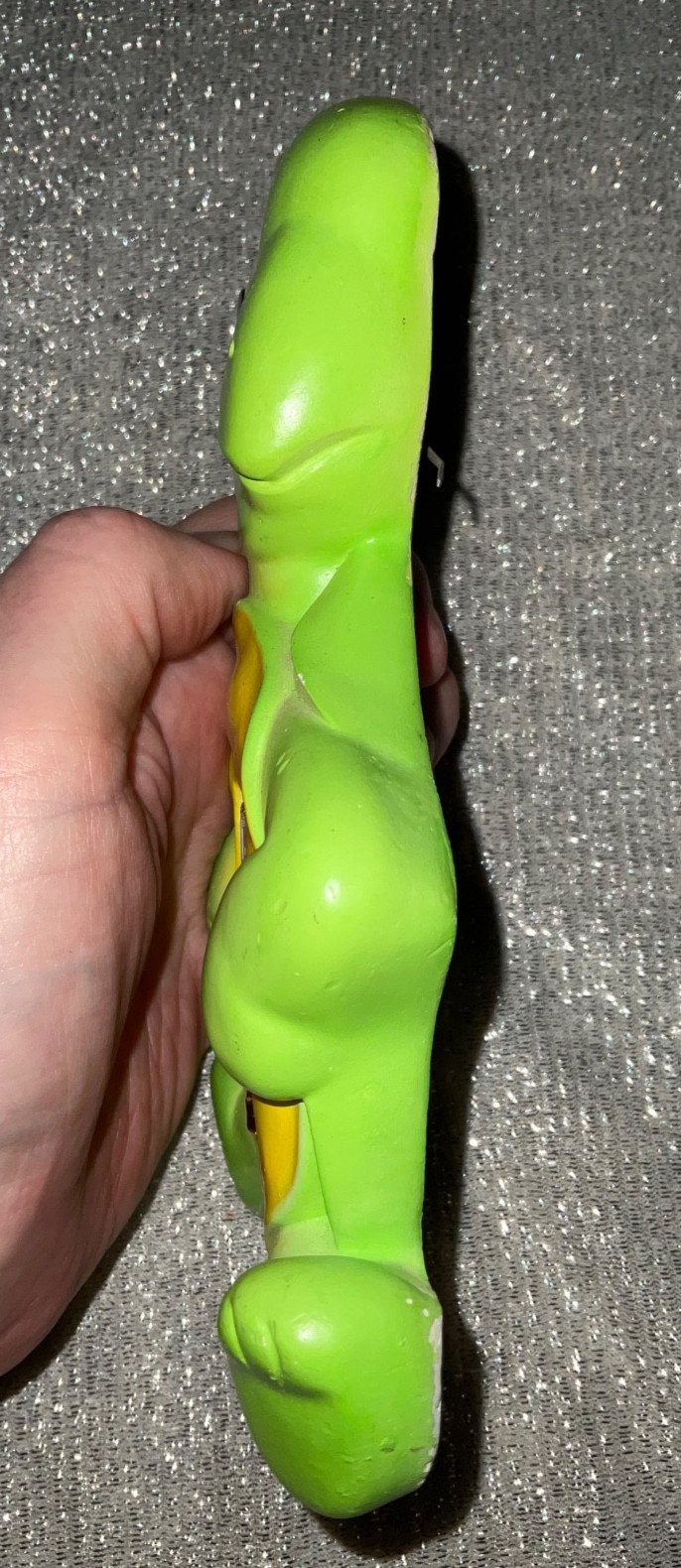 Miller Studios Chalkware Turtle Thermometer Bathometer Decor 70s Vtg -Small Chip