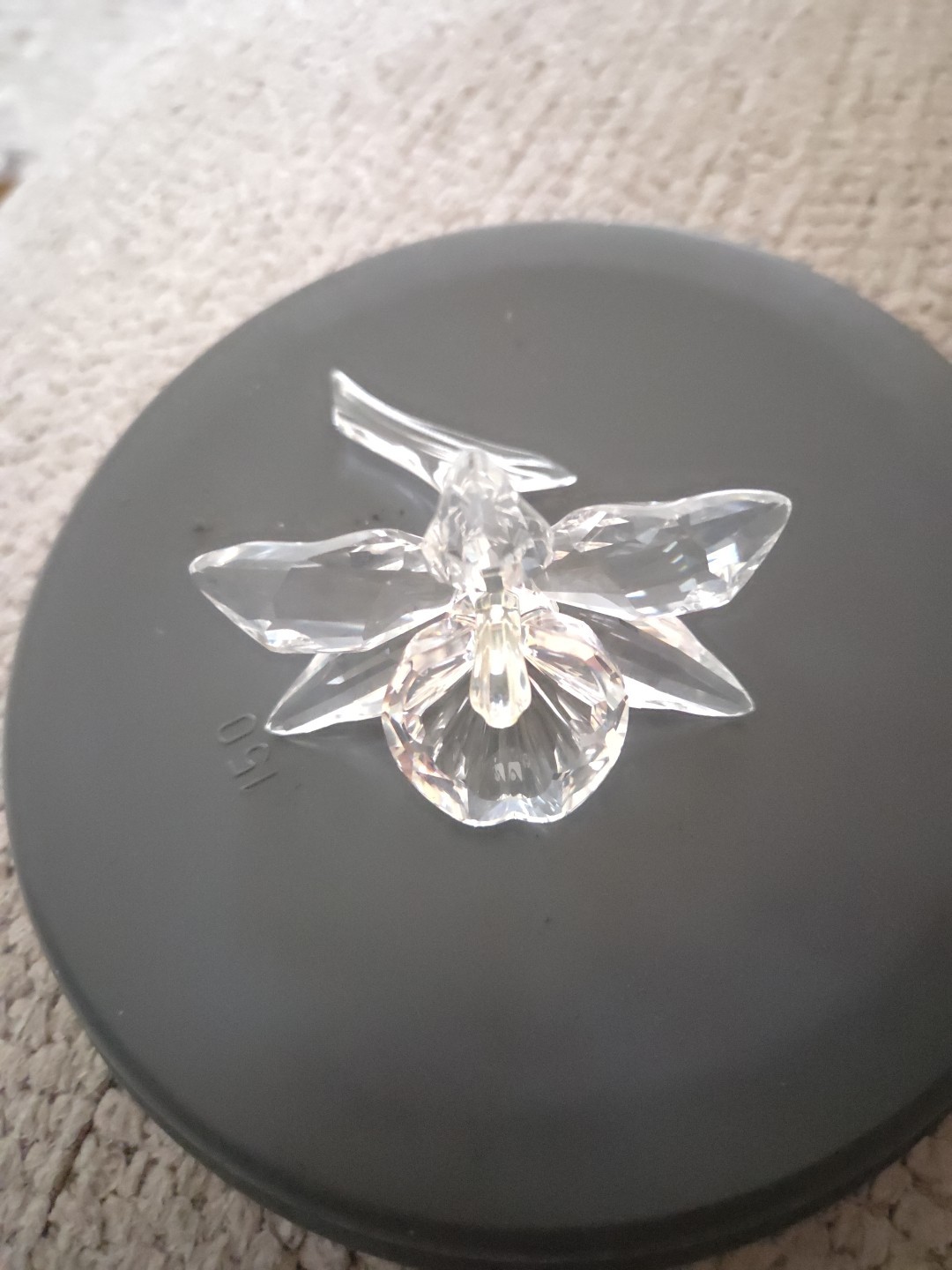 Swarovski Orchid Orchidea con Fiore Giallo collectible figurine Retired