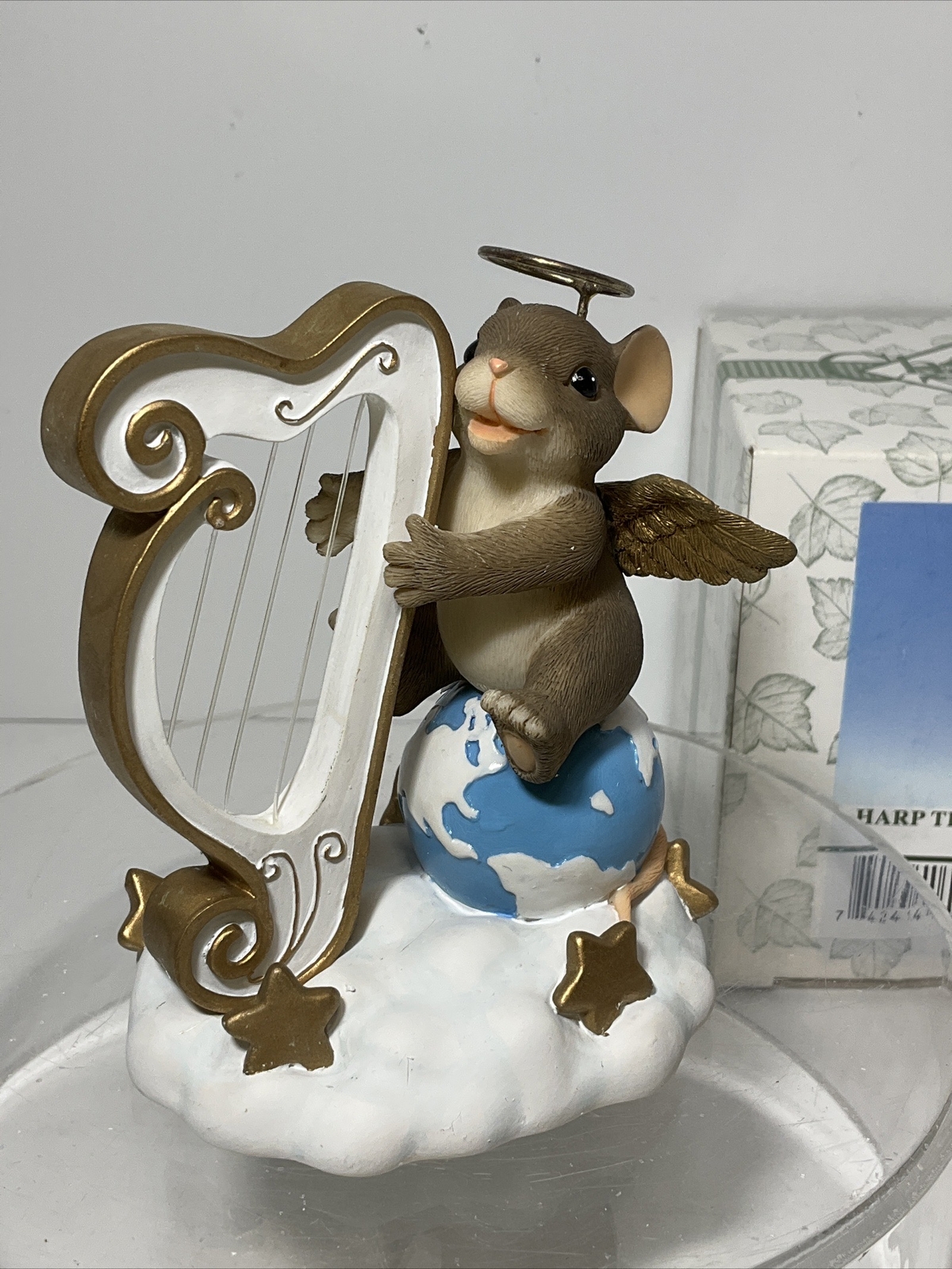 Charming Tails: Harp The Herald Angel Sings Fitz & Floyd 2003. Item 87/131