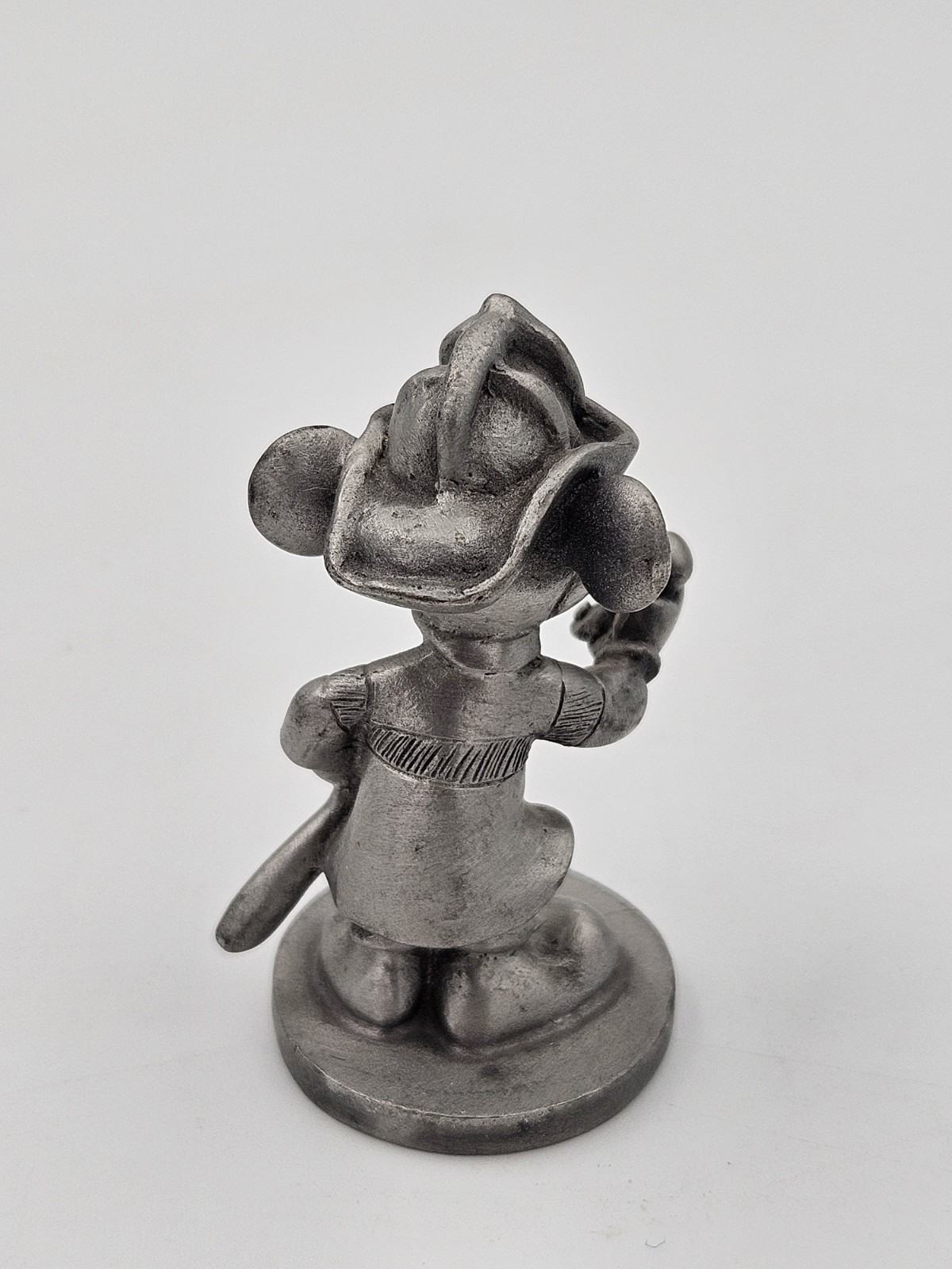 Walt Disney Productions Fine Pewter Mickey Mouse Fire Fighter Mini Figurine