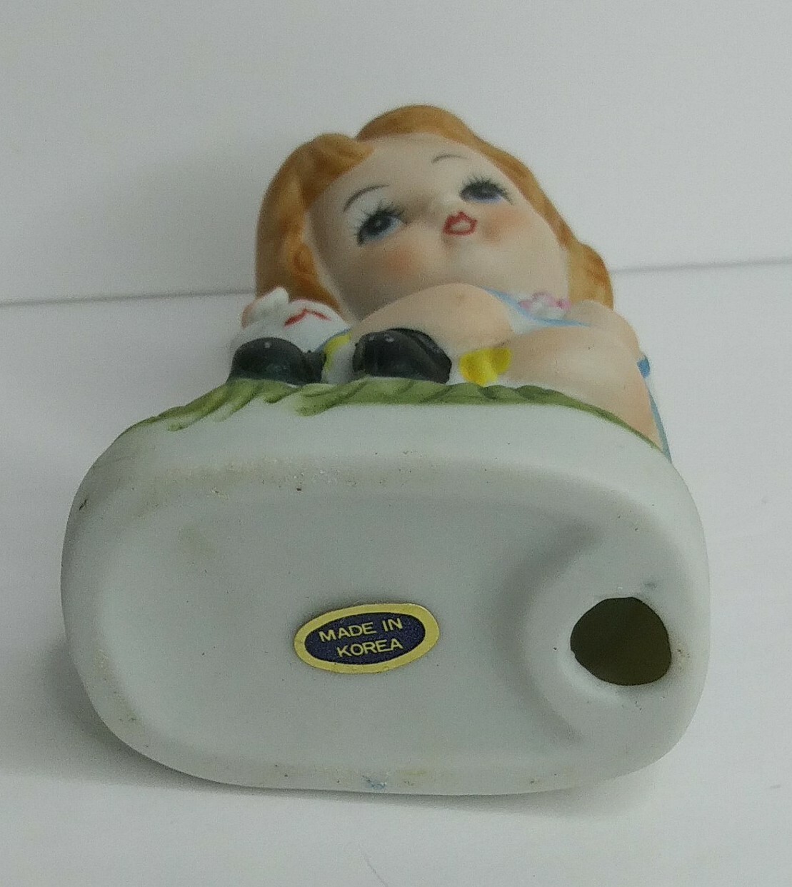 Vintage Unbranded Little Boy Rabbit Girl Cat Porcelain Figurines Set Korea Decor