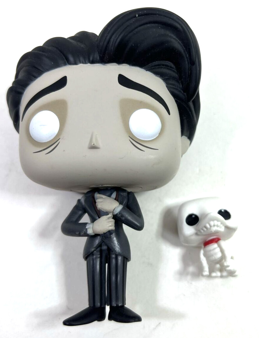 Funko Figurines VICTOR & SCRAPS from “Corpse Bride” 4″ Plastic Freestanding VGC