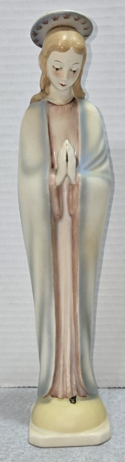 Vintage Virgin Mary Goebel Praying Hummel Figurine 45/0 Hand Painted – READ