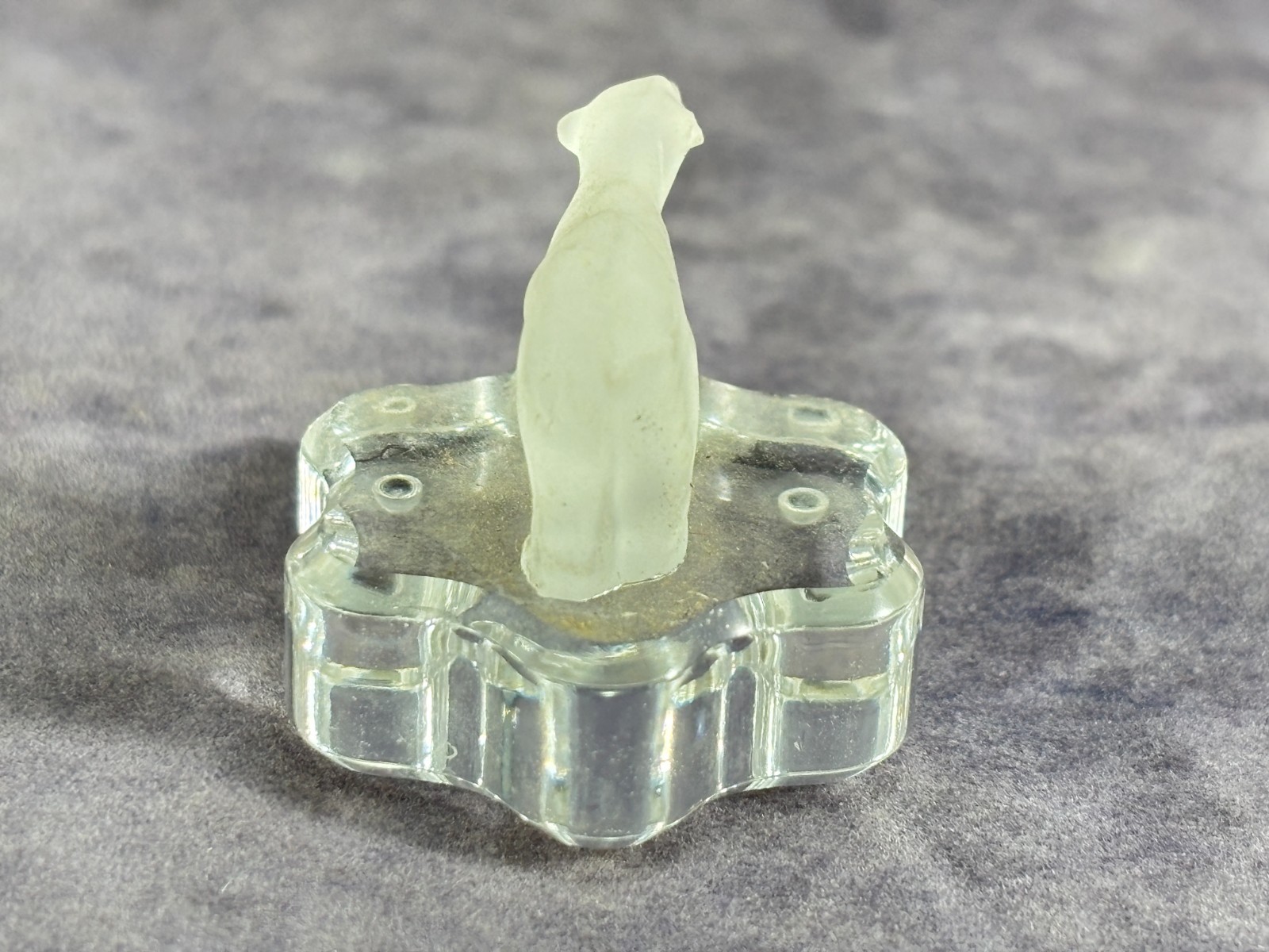 Set of 2 – Vintage Swarovski Ebeling & Reuss Polar Bear and Teddy Bear Frosted