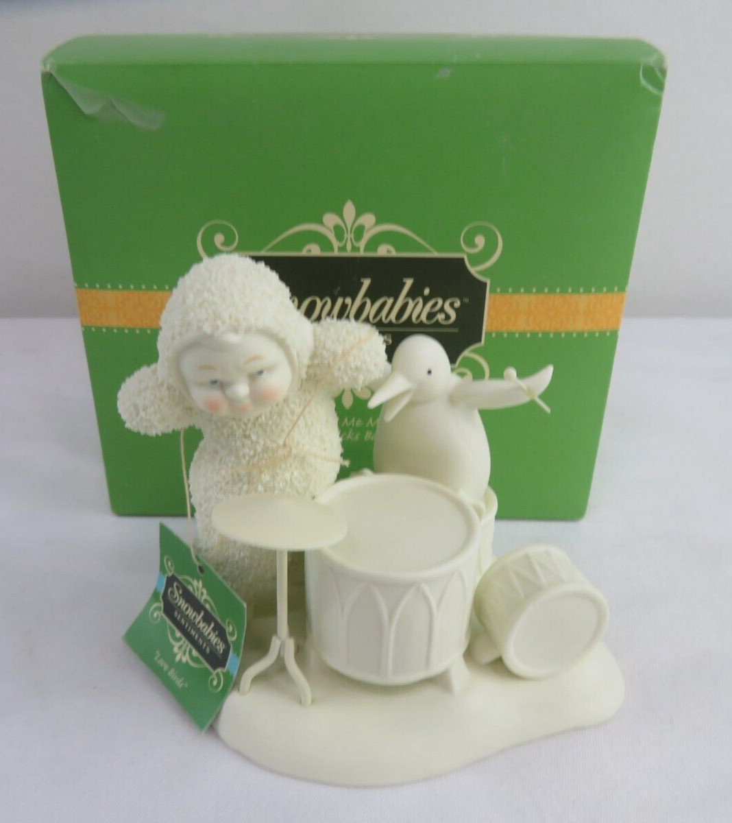 Dept.56 Snowbabies “Give Me My Drumsticks Back” 2006 Christmas Figurine
