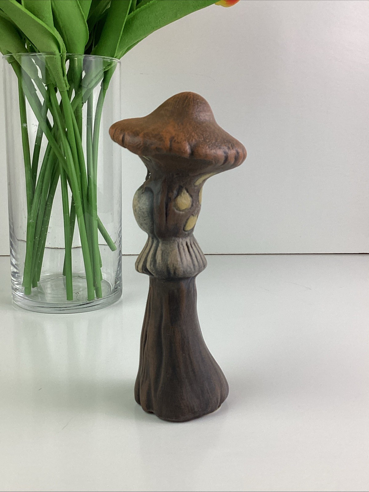 Hand Crafted Ceramic Anthropomorphic Mushroom 6.5″ Creative Treasures Florida