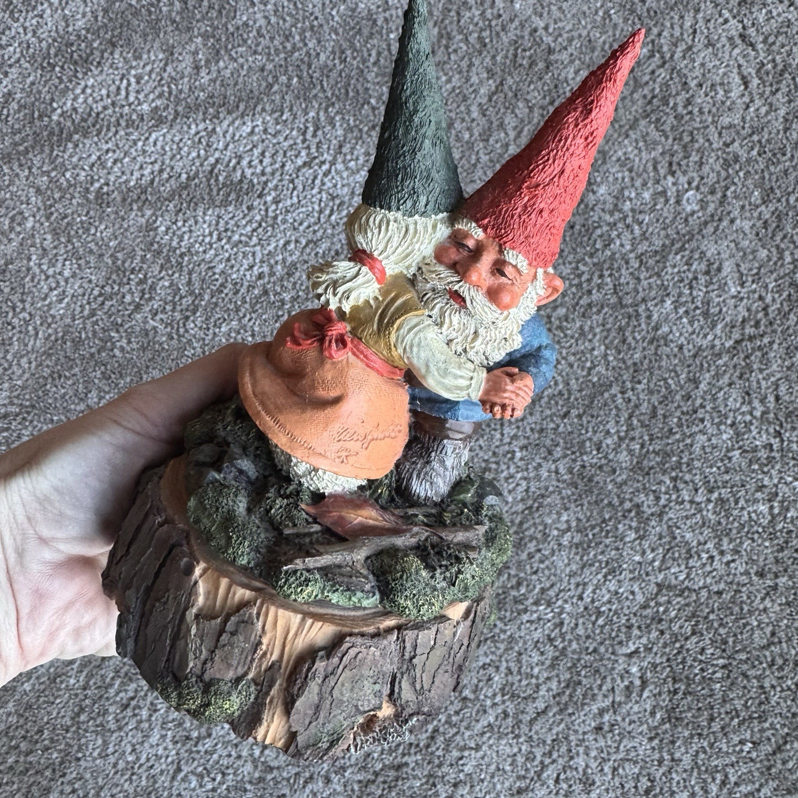 Rien Poortvliet Trudy & Frederick Gnome Revolving Music Box Anniversary Waltz **
