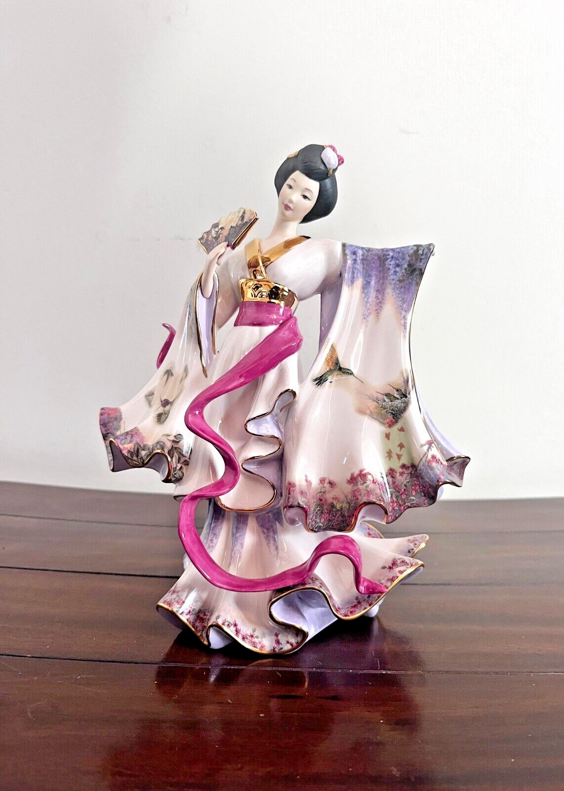 Bradford Exchange Silken Whispers Figurine – DELICATE ELEGENCE, 1st Issue, *READ