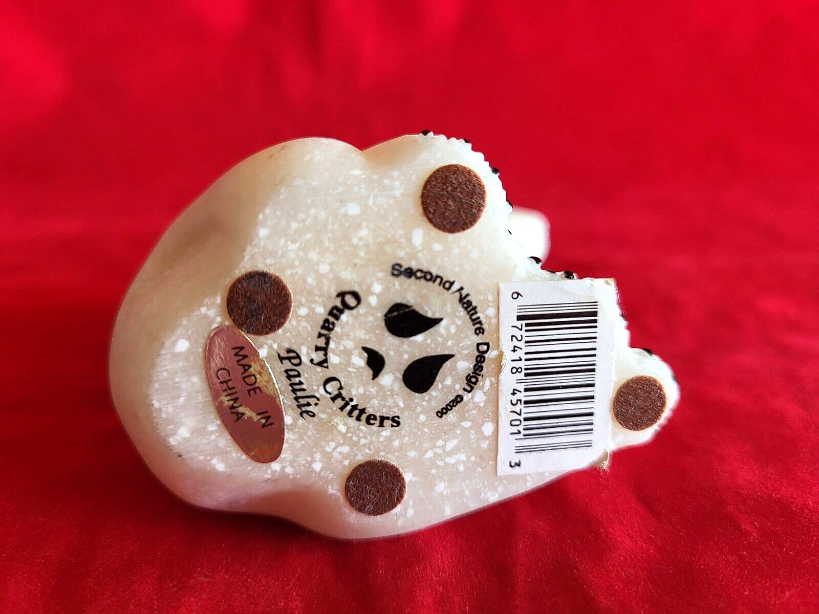 Quarry Critters Polar Bear Figurine “Paulie” by Second Nature Designs 2000 2.5″