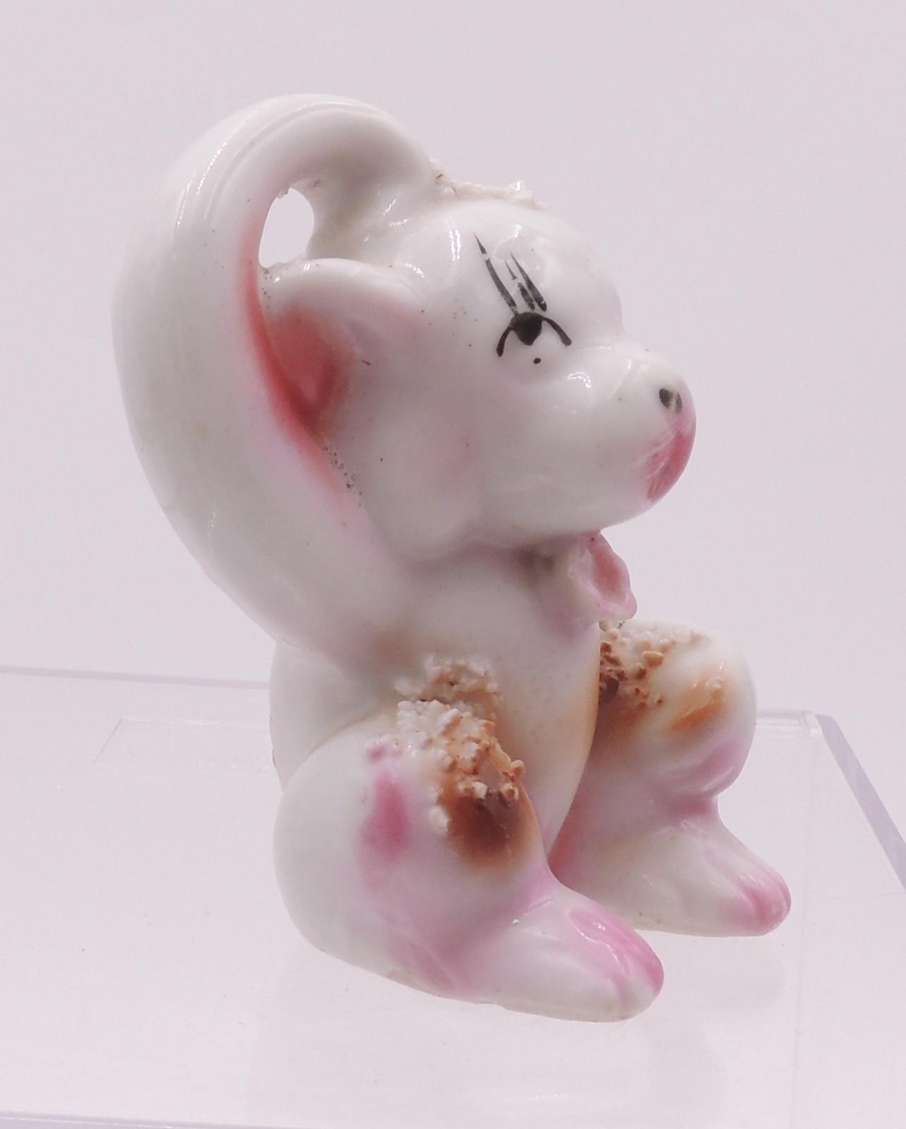 Vintage 50’s Spaghetti Monkey Japan Kitschy Porcelain Figurine CUTE! Collectable