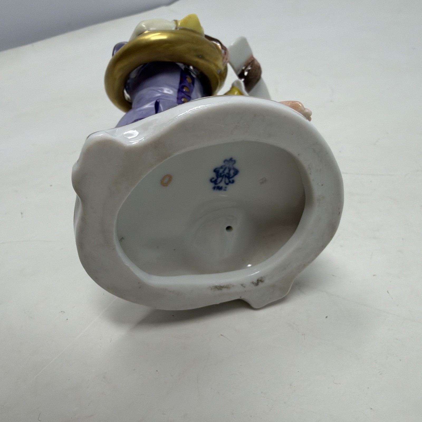 Antique Porcelain Monkey Band Double Bass Figure/Andreas Klötzer/Volkstedt/c1900